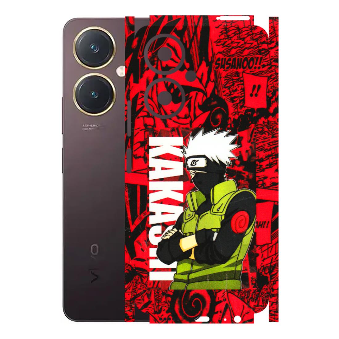 VIVO Y Series Phone Skins (All Models) - Kakashi Red Anime - 3D Embossed Finish (L-251) Vivo Y27 4G