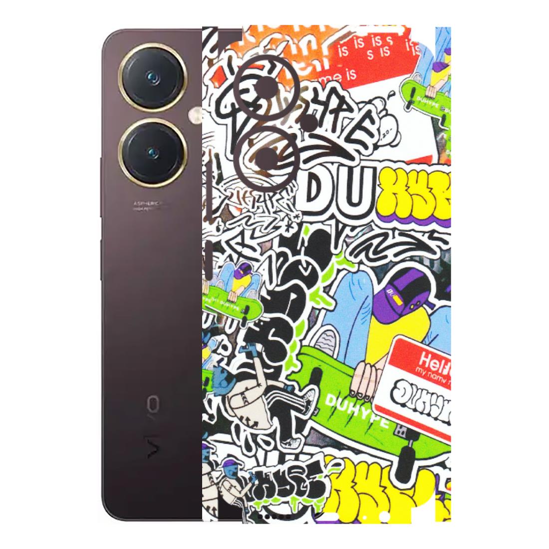 VIVO Y Series Phone Skins (All Models) - Dope Graffiti - Matte Finish (M-61) Vivo Y27 4G