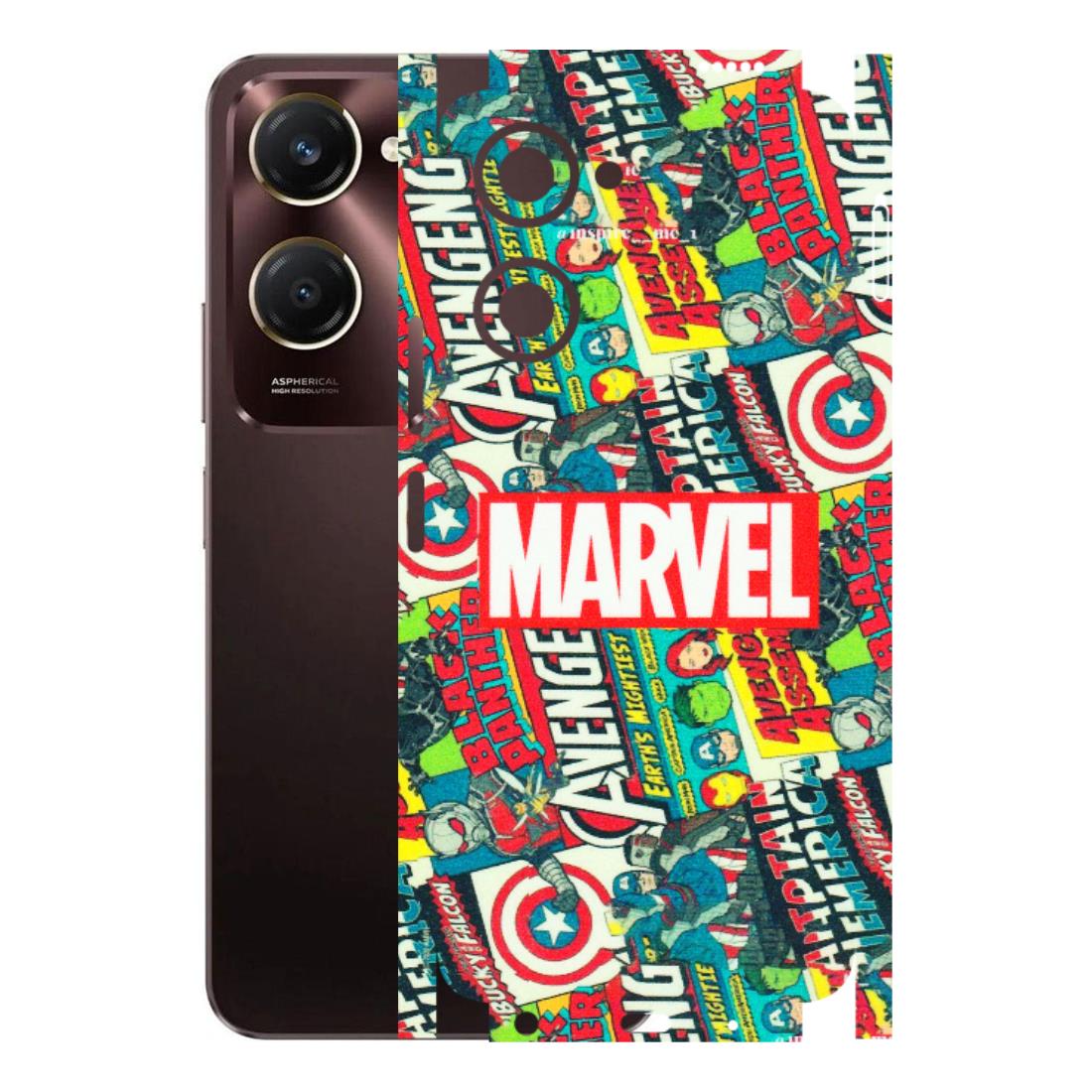 VIVO Y Series Phone Skins (All Models) - Marvel Comic Lover - Matte Finish (M-30) Vivo Y28S (5G)