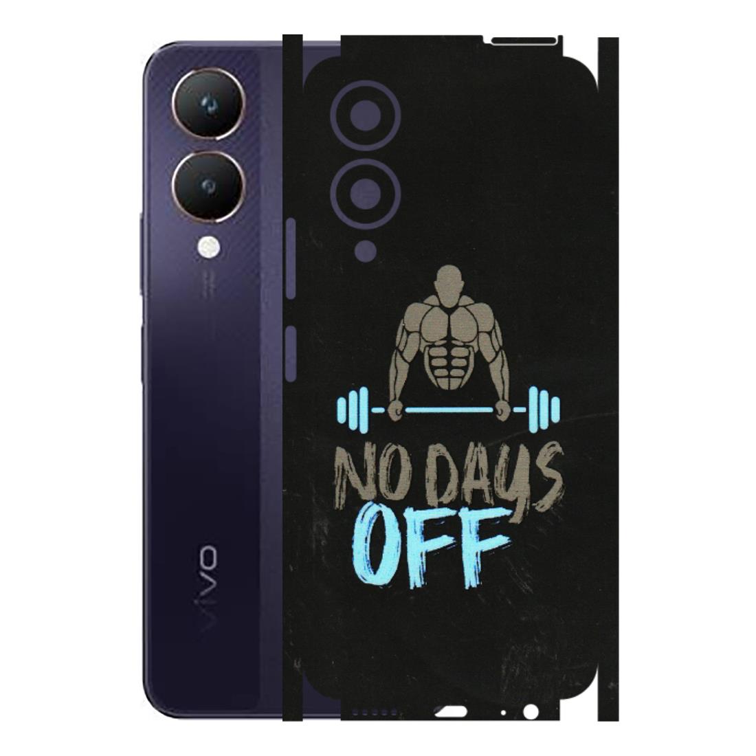 VIVO Y Series Phone Skins (All Models) - Gym Lover - 3D Embossed Finish (L-127) Vivo Y28 5G