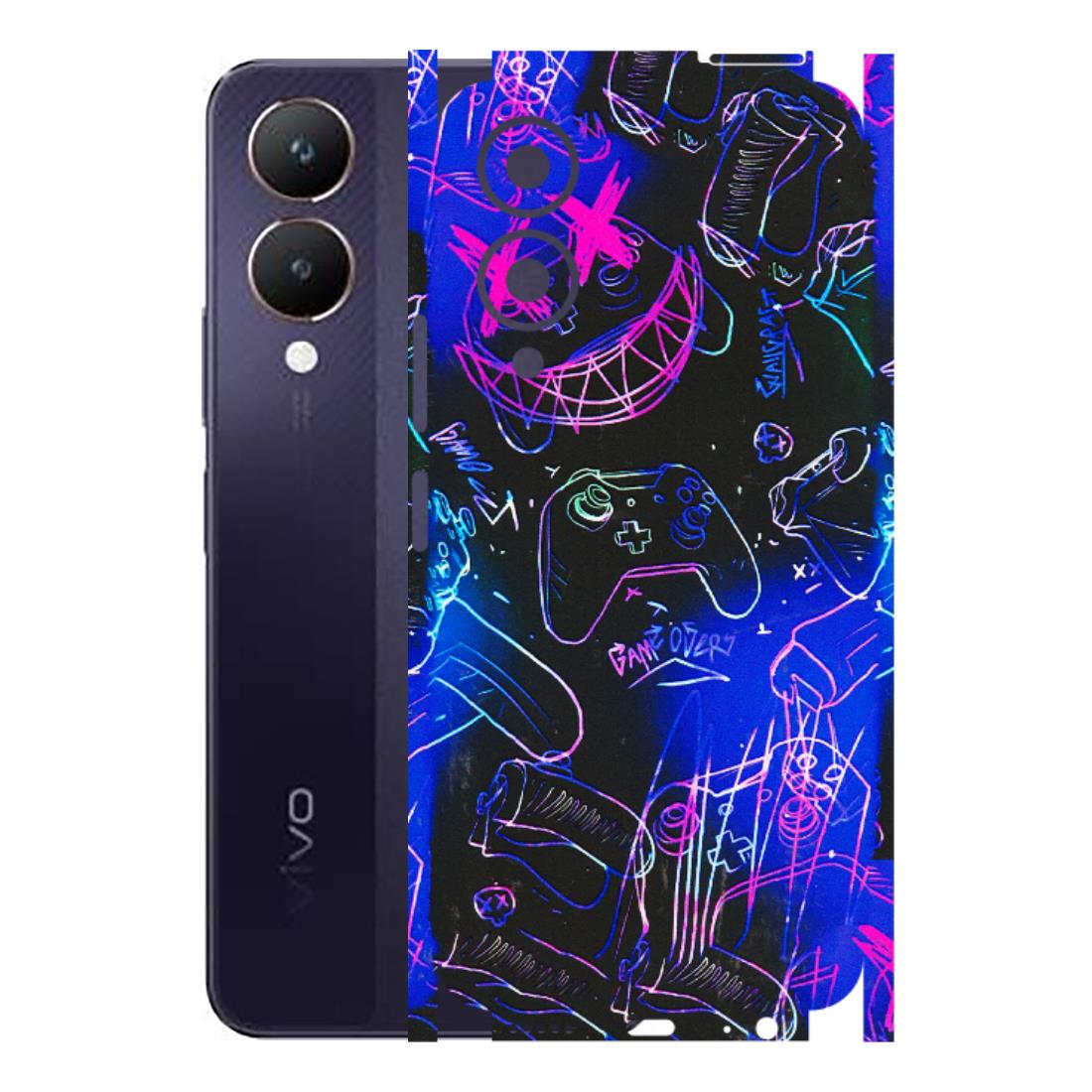 VIVO Y Series Phone Skins (All Models) - Gamers Paradise - 3D Embossed Finish (L-258) Vivo Y28 5G