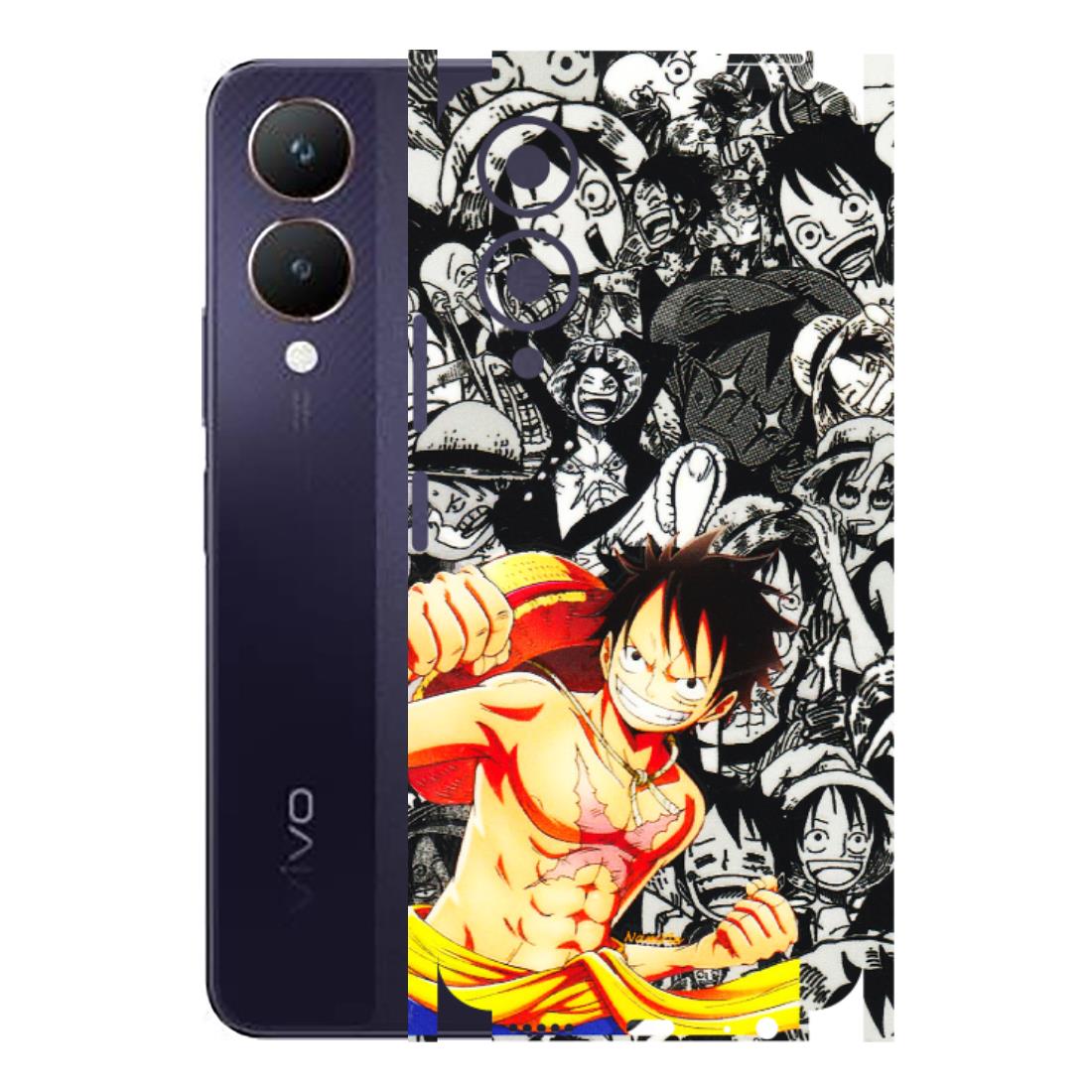 VIVO Y Series Phone Skins (All Models) - Anime Comics Games Doodles - 3D Embossed Finish (L-27) Vivo Y28 5G