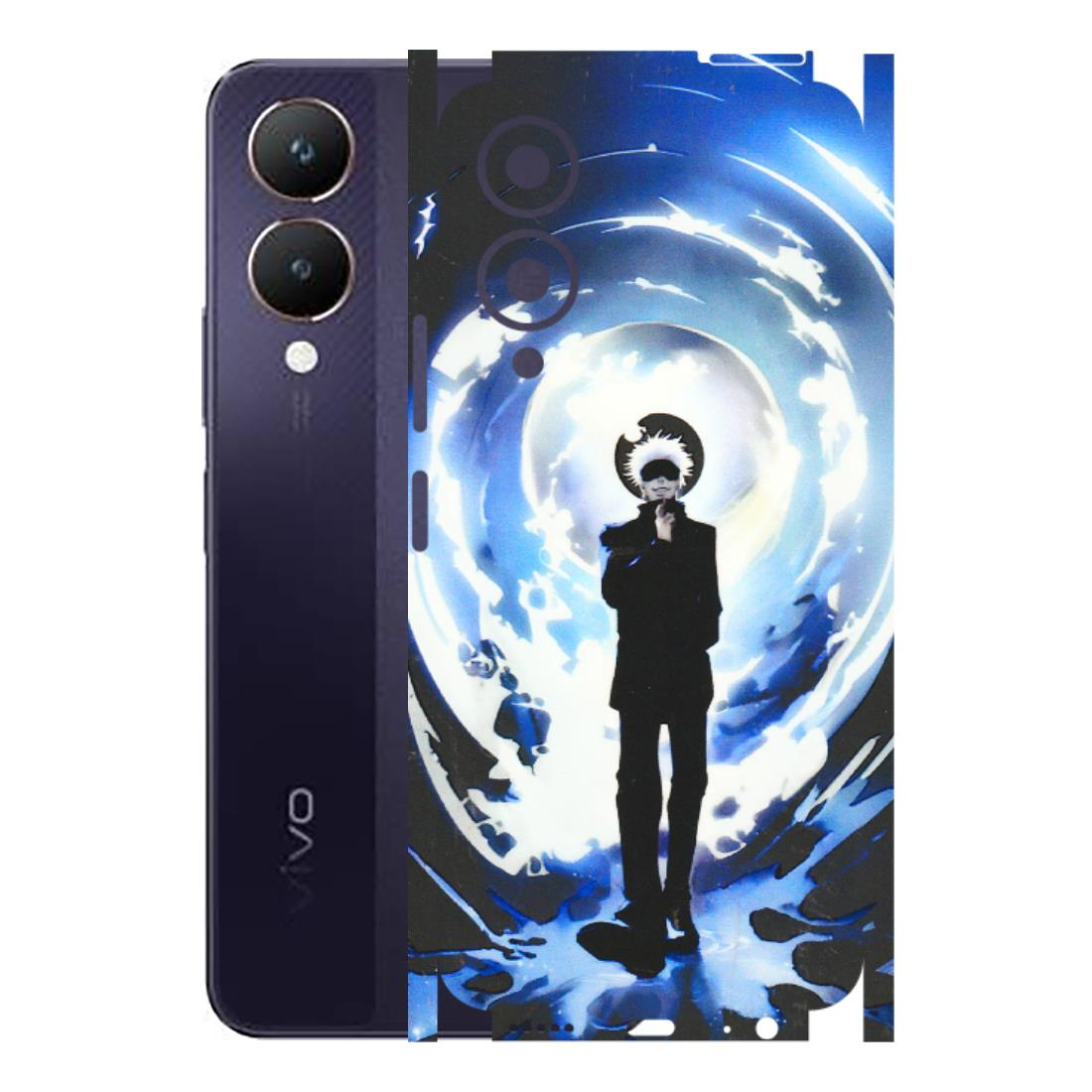 VIVO Y Series Phone Skins (All Models) - Jujustu Kaisen Anime Manga - 3D Embossed Finish (L-317) Vivo Y28 5G