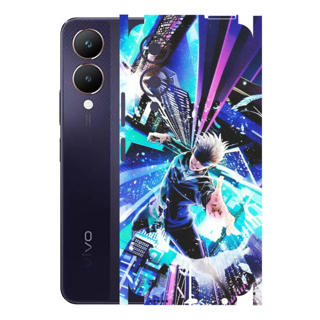 VIVO Y Series Phone Skins (All Models) - Manga Action Jujustu Kaisen Anime - Matte Finish (M-155) Vivo Y28 5G
