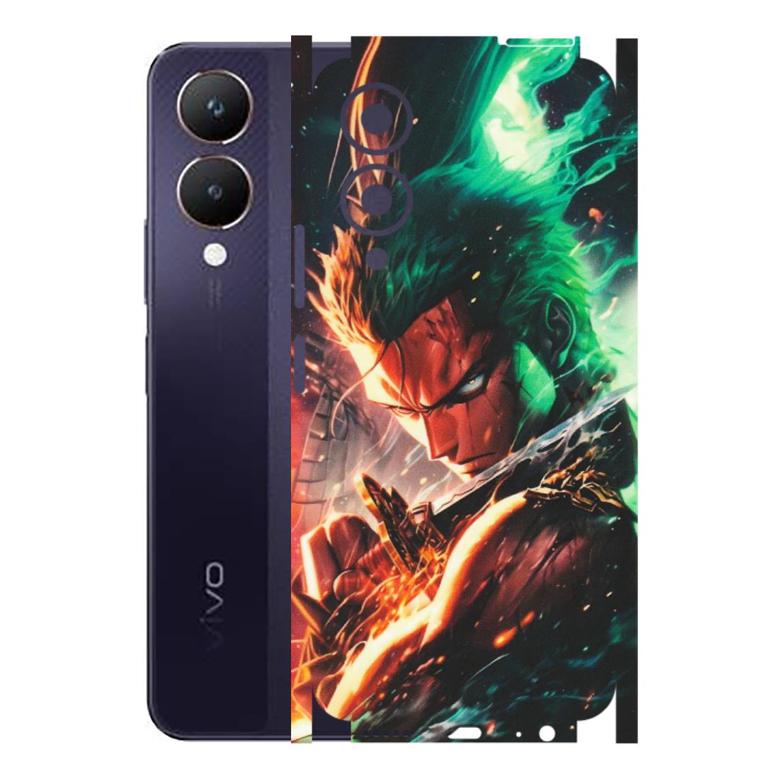 VIVO Y Series Phone Skins (All Models) - Anime Gojo Sword - Matte Finish (M-32) Vivo Y28 5G