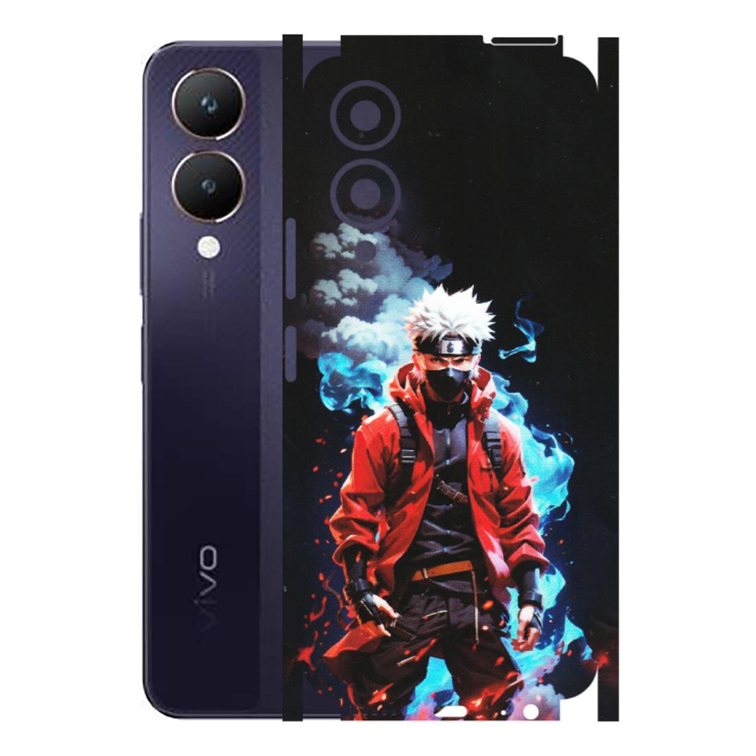 VIVO Y Series Phone Skins (All Models) - Kakashi Hatake Naruto - Matte Finish (M-60) Vivo Y28 5G