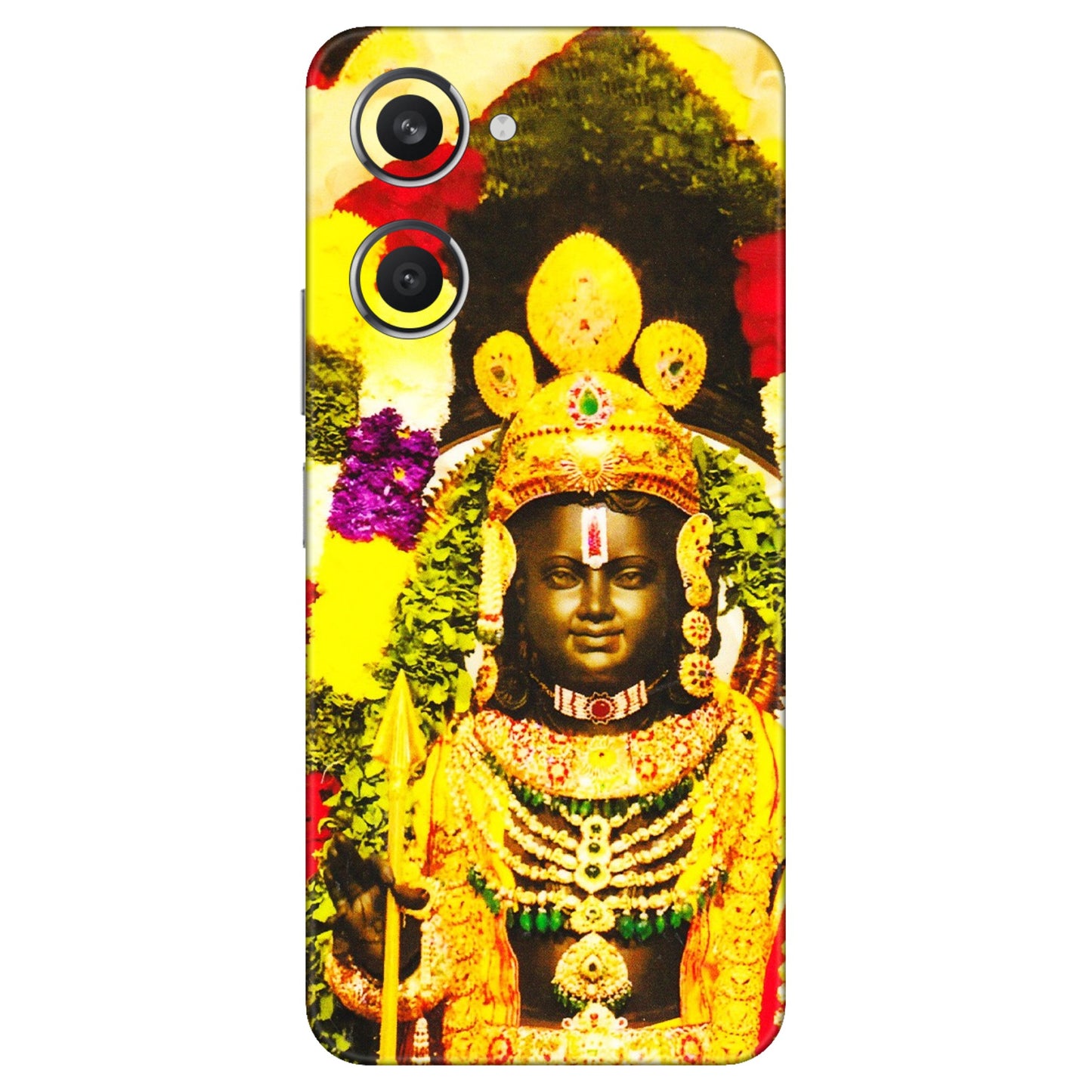 VIVO Y Series Phone Skins (All Models) - Ram Lalla Ayodhya - 3D Embossed Finish (L-103) Vivo Y28S (5G)