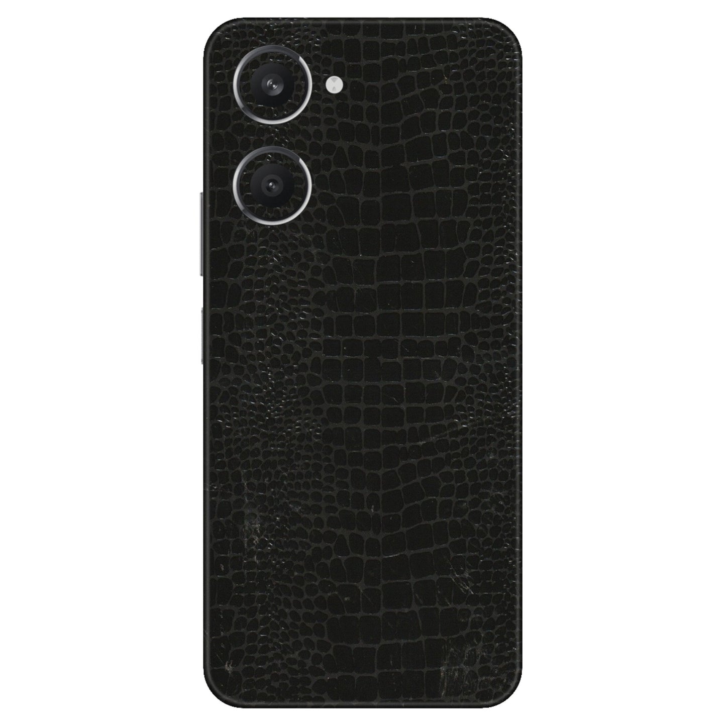 VIVO Y Series Phone Skins (All Models) - Snake Leather Black - 3D Embossed Finish (L-107) Vivo Y28S (5G)