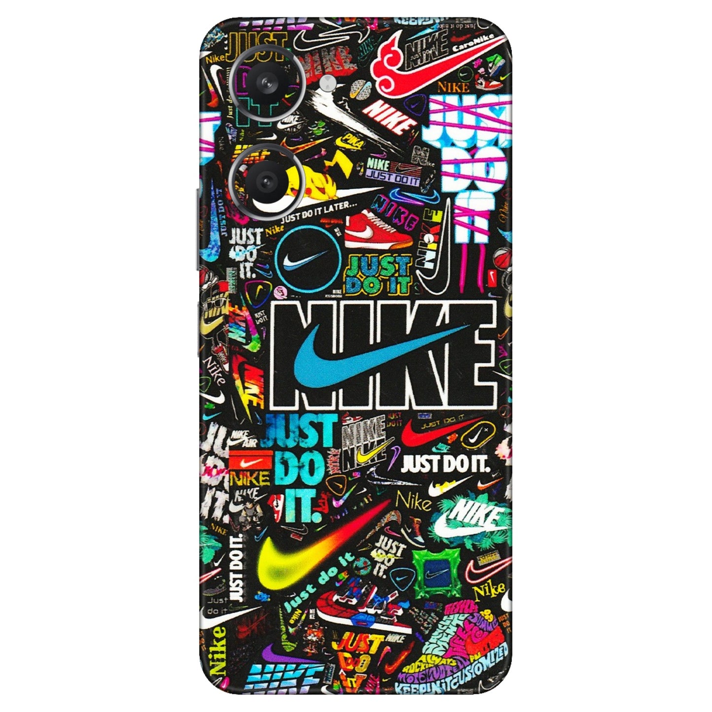 VIVO Y Series Phone Skins (All Models) - Just Do It Doodles - 3D Embossed Finish (L-166) Vivo Y28S (5G)