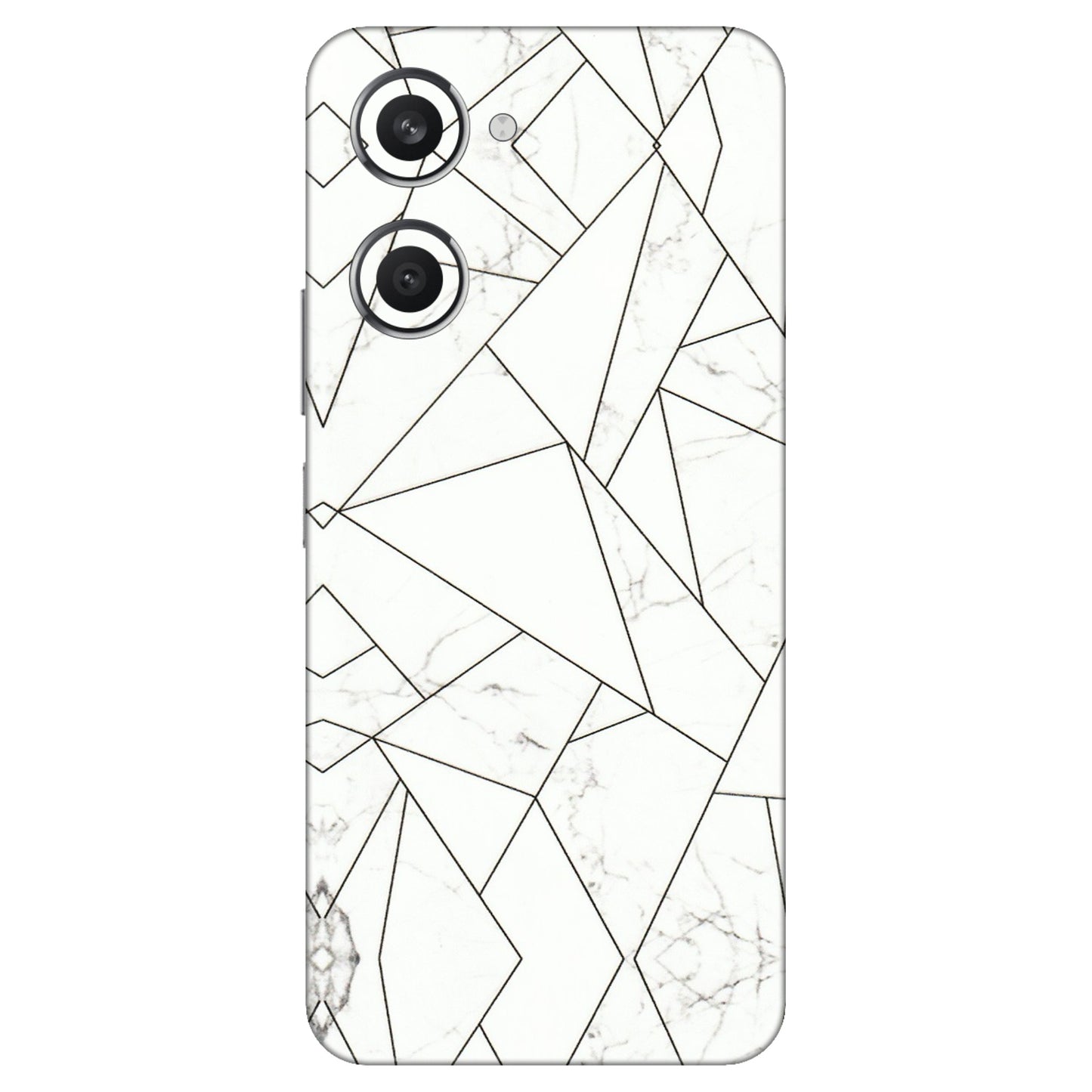 VIVO Y Series Phone Skins (All Models) - Luxury White Marble Effect - 3D Embossed Finish (L-168) Vivo Y28S (5G)