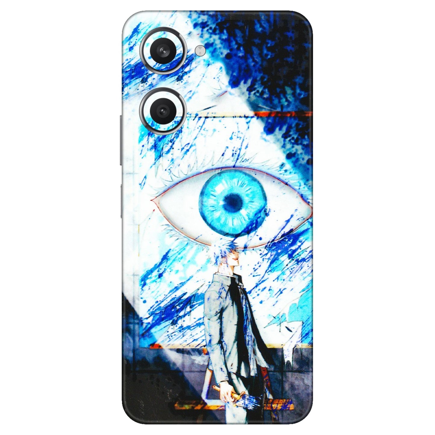 VIVO Y Series Phone Skins (All Models) - Gojo Satoru evil eye - 3D Embossed Finish (L-239) Vivo Y28S (5G)