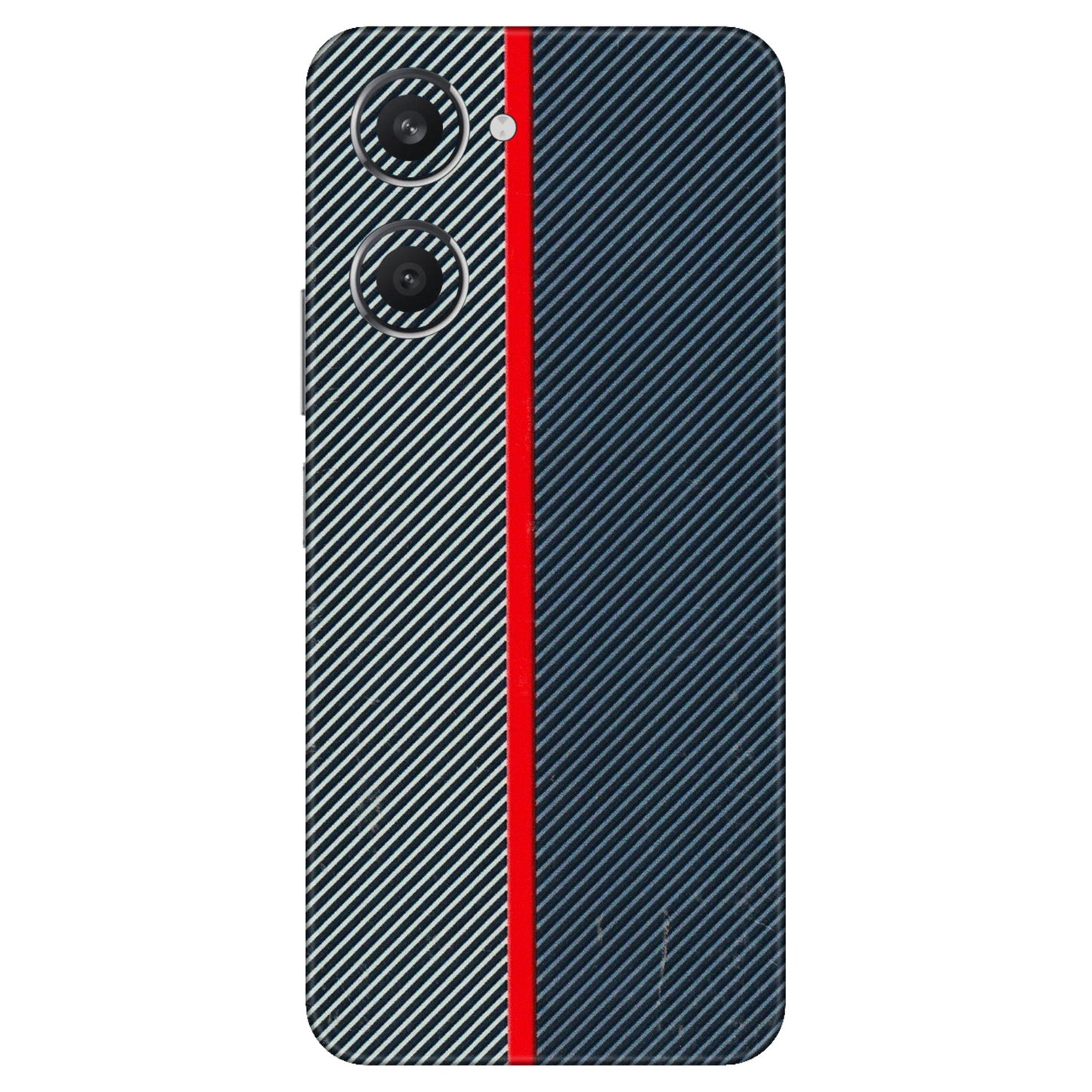 VIVO Y Series Phone Skins (All Models) - Blue Sober Lines - 3D Embossed Finish (L-305) Vivo Y28S (5G)