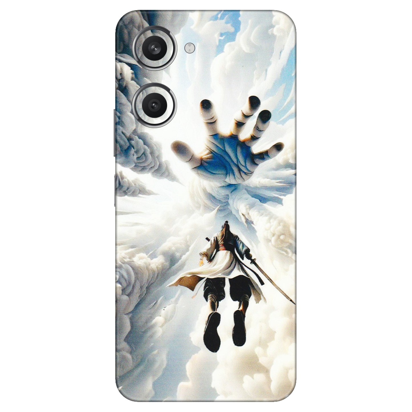 VIVO Y Series Phone Skins (All Models) - Big Hand With Monkey King - 3D Embossed Finish (L-323) Vivo Y28S (5G)