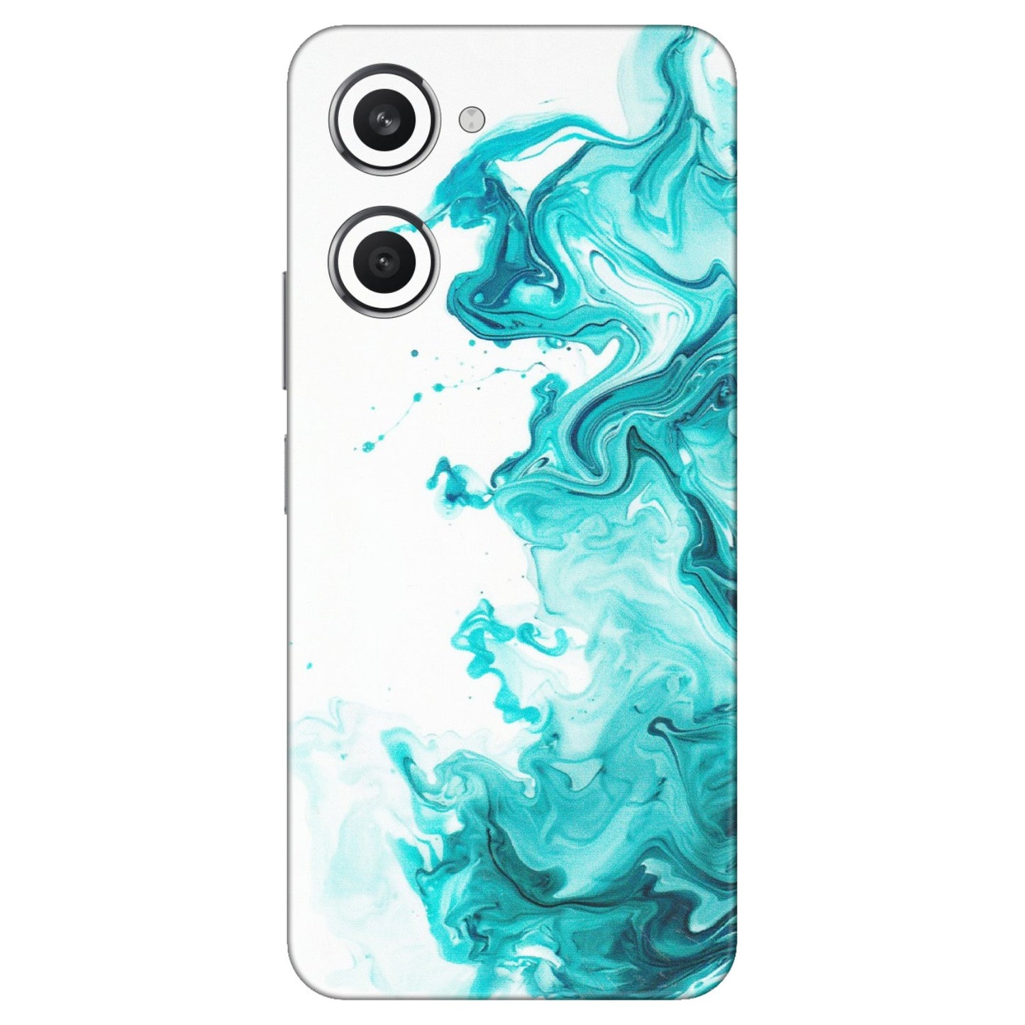 VIVO Y Series Phone Skins (All Models) - Sky Blue Abstract Colour - Matte Finish (M-146) Vivo Y28S (5G)