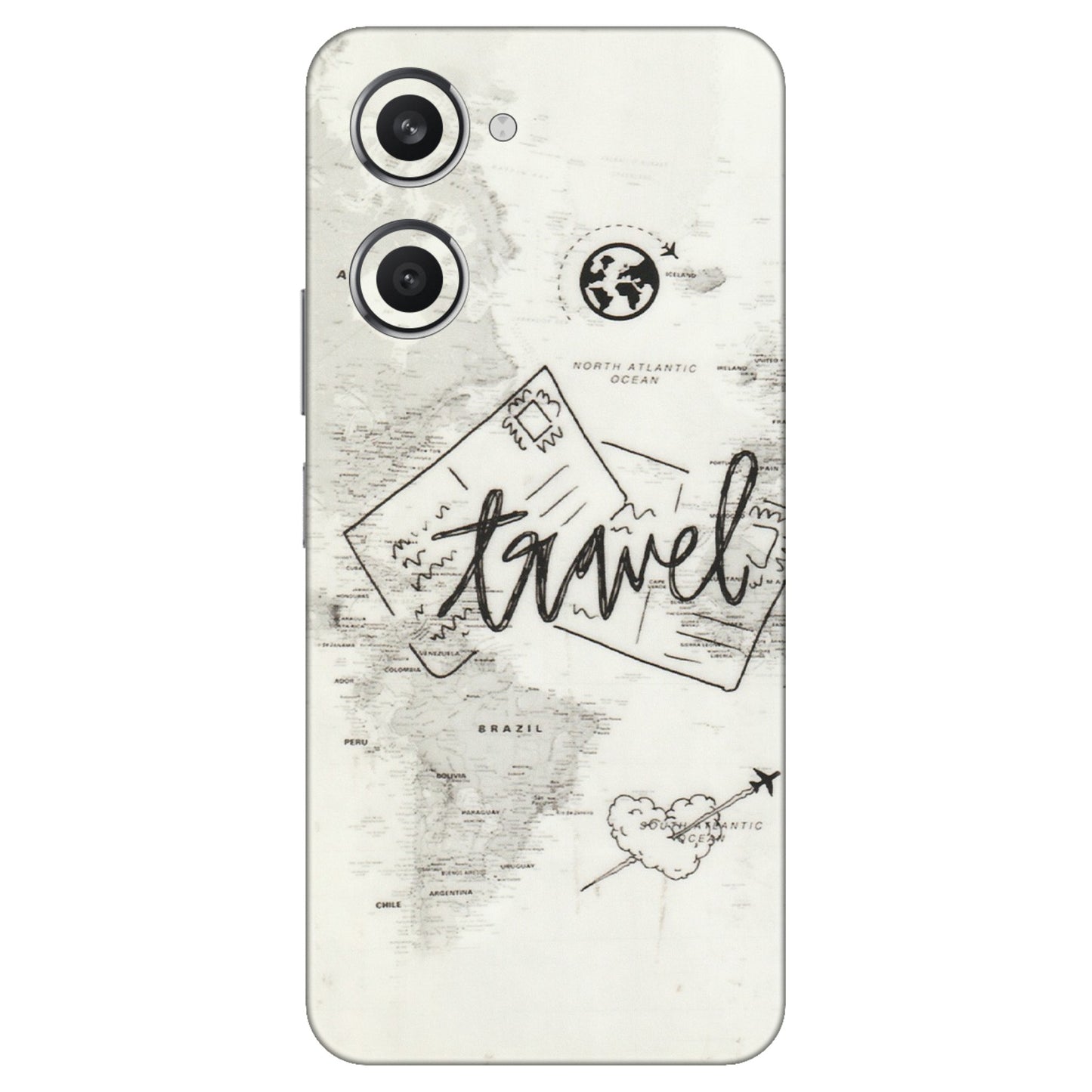 VIVO Y Series Phone Skins (All Models) - Travel Ticket - Transparent Finish (T-06) Vivo Y28S (5G)