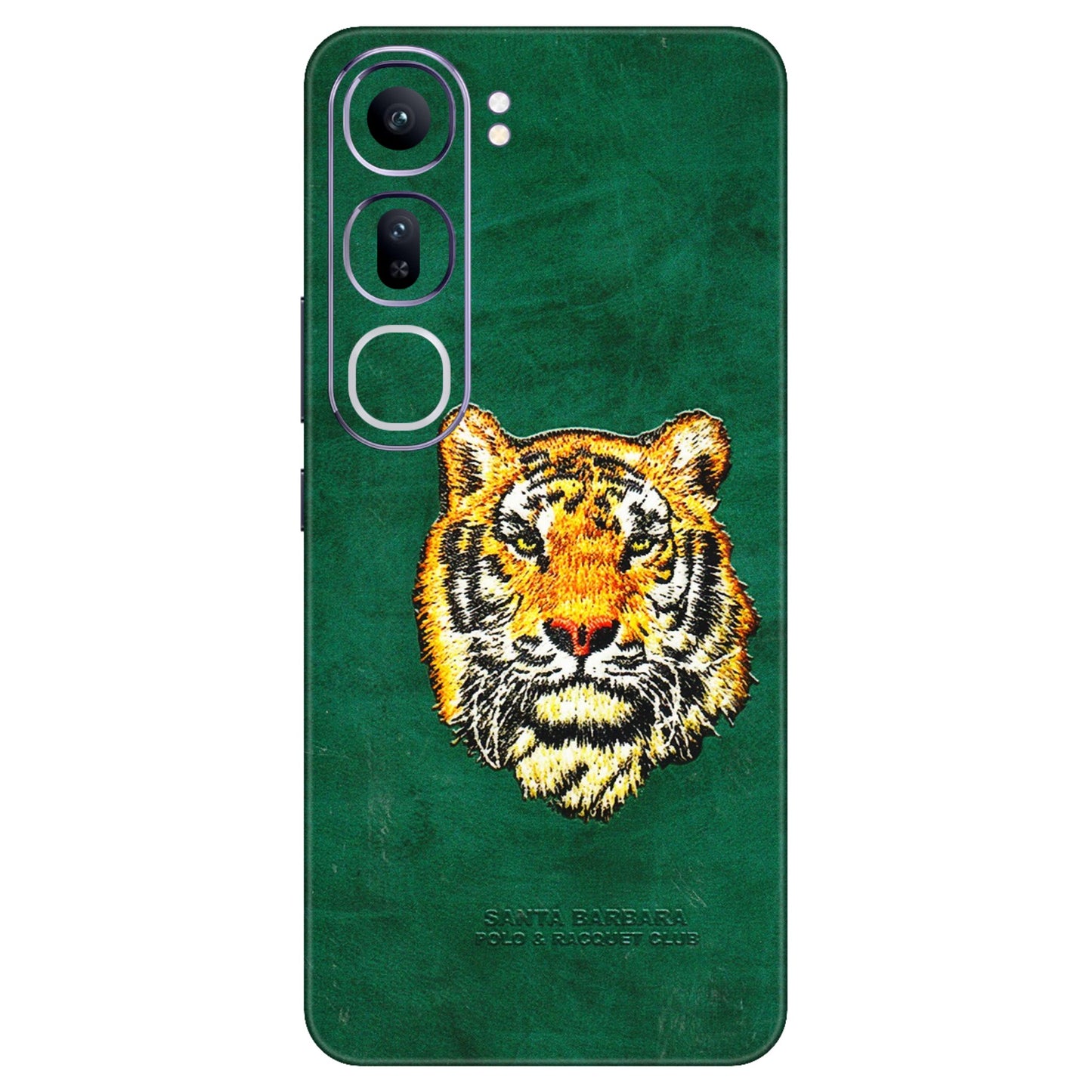 VIVO Y Series Phone Skins (All Models) - Leather Feel Tiger - 3D Embossed Finish (L-111) Vivo Y300 (5G)