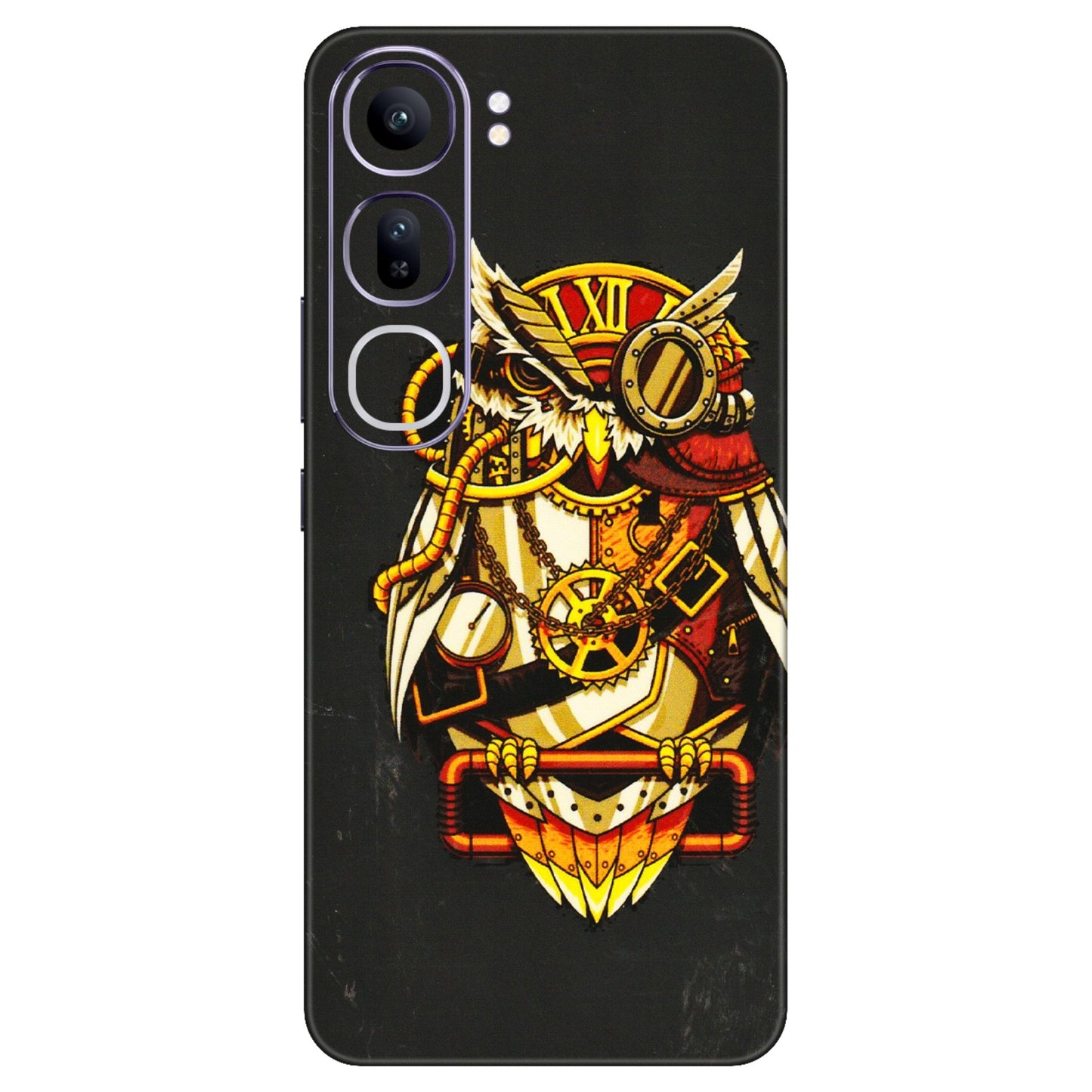VIVO Y Series Phone Skins (All Models) - Classy Smart Owl - 3D Embossed Finish (L-144) Vivo Y300 (5G)