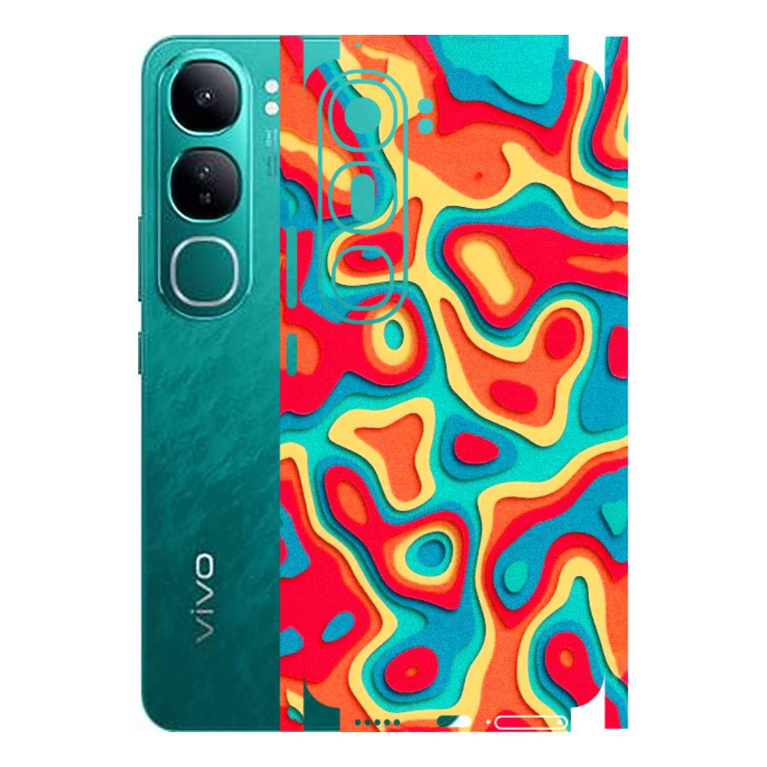 VIVO Y Series Phone Skins (All Models) - Abstract Swirl - 3D Embossed Finish (L-150) Vivo Y300 (5G)