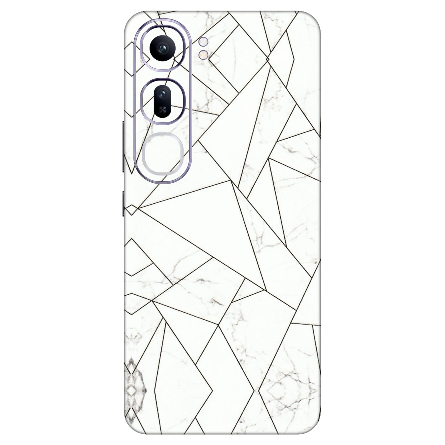 VIVO Y Series Phone Skins (All Models) - Luxury White Marble Effect - 3D Embossed Finish (L-168) Vivo Y300 (5G)
