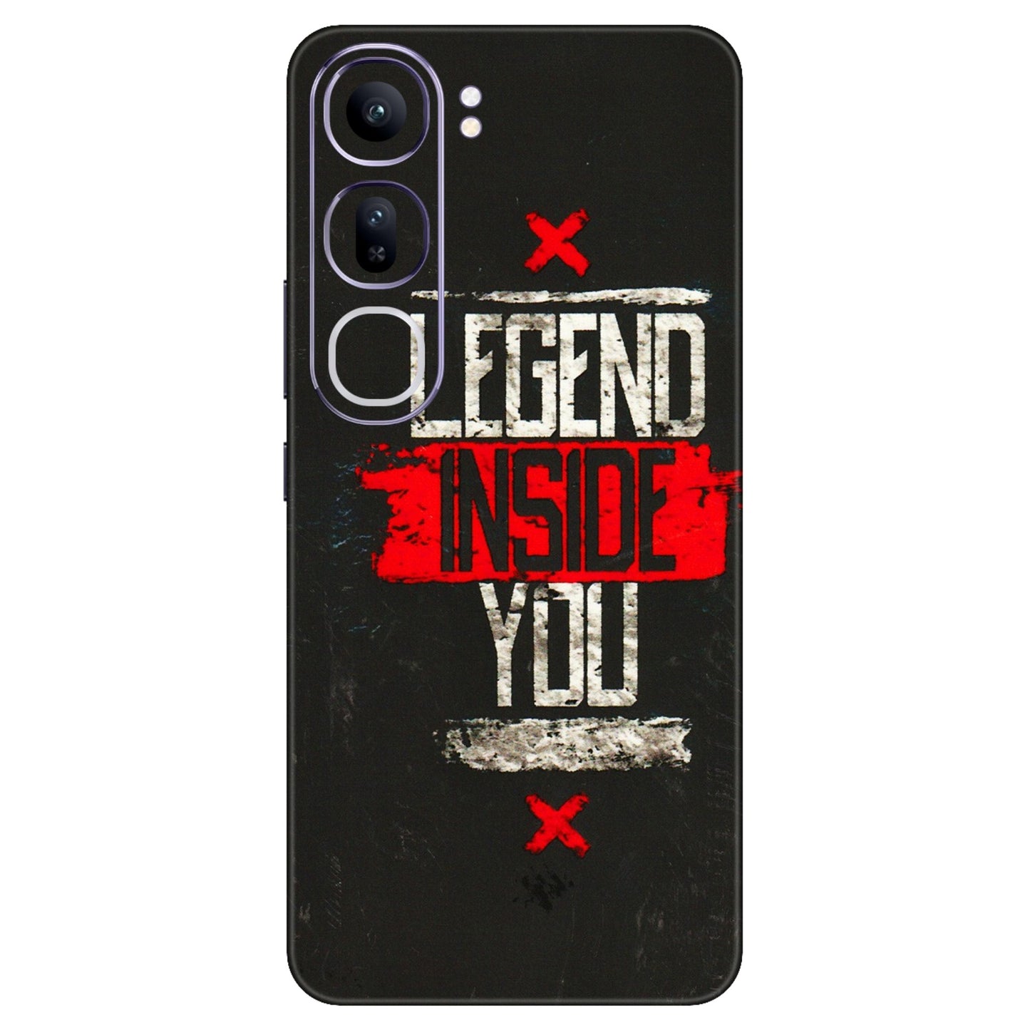 VIVO Y Series Phone Skins (All Models) - Legend Inside You - 3D Embossed Finish (L-186) Vivo Y300 (5G)