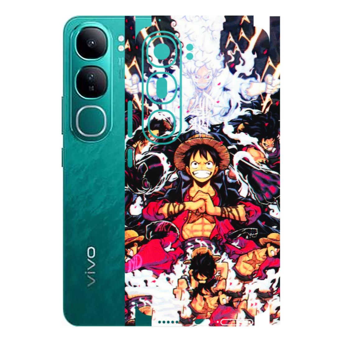 VIVO Y Series Phone Skins (All Models) - Luffy Anime Character - 3D Embossed Finish (L-203) Vivo Y300 (5G)
