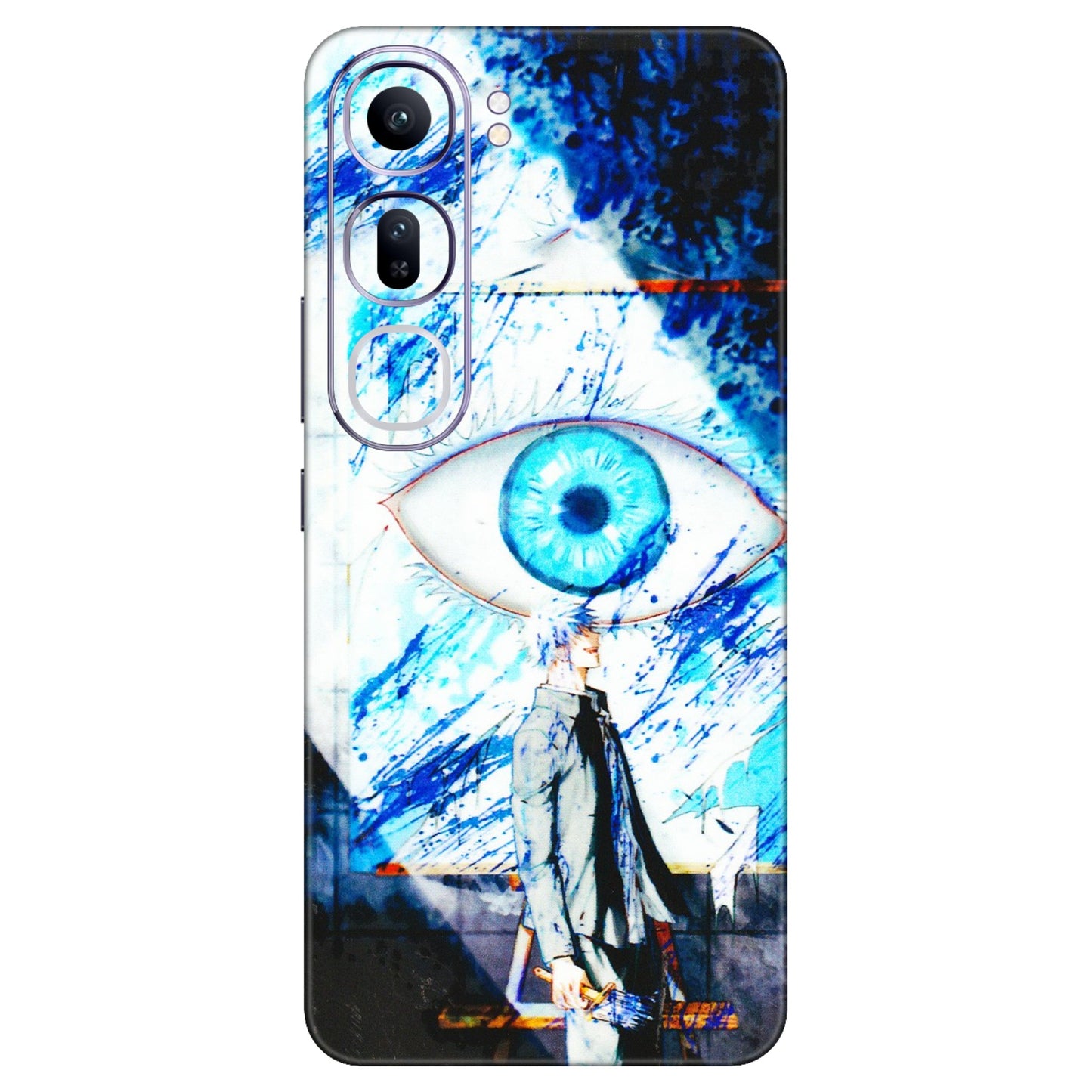 VIVO Y Series Phone Skins (All Models) - Gojo Satoru evil eye - 3D Embossed Finish (L-239) Vivo Y300 (5G)