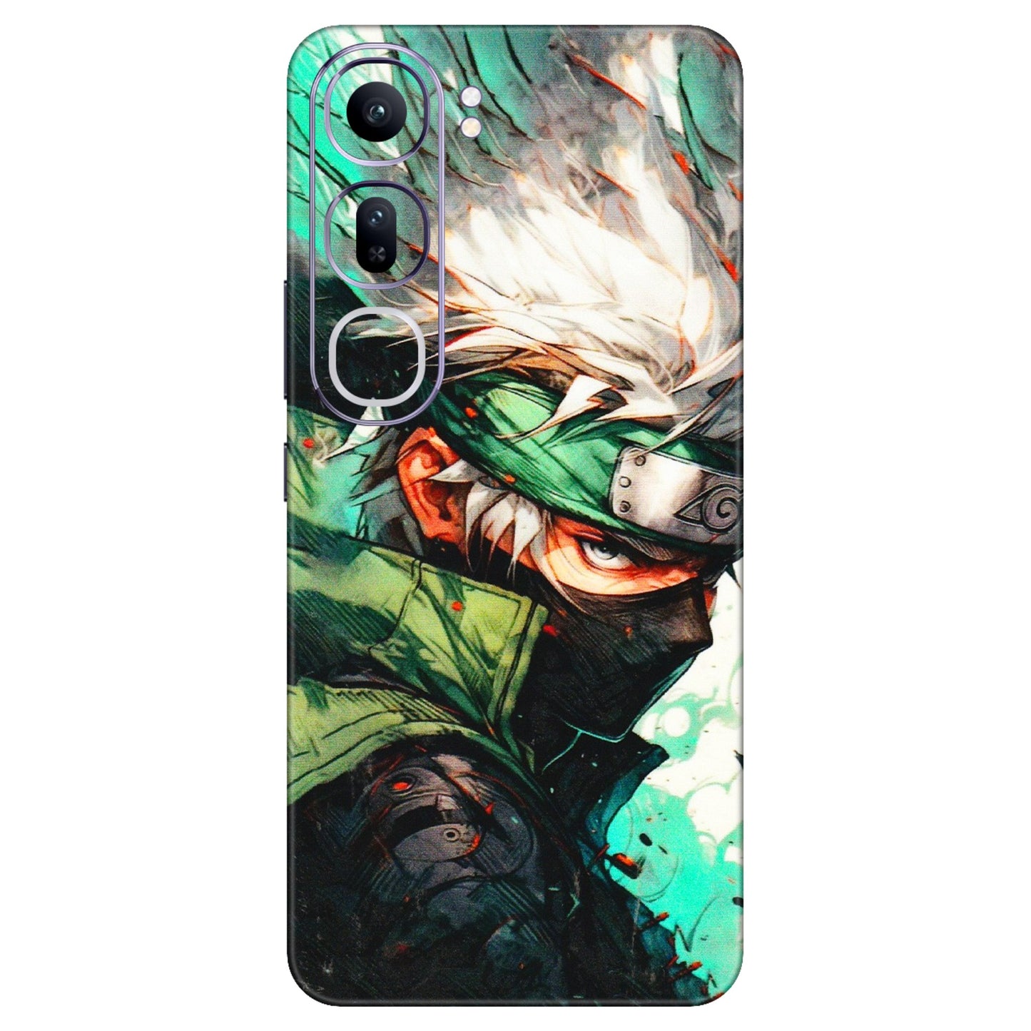 VIVO Y Series Phone Skins (All Models) - Kakashi Side Profile - 3D Embossed Finish (L-249) Vivo Y300 (5G)