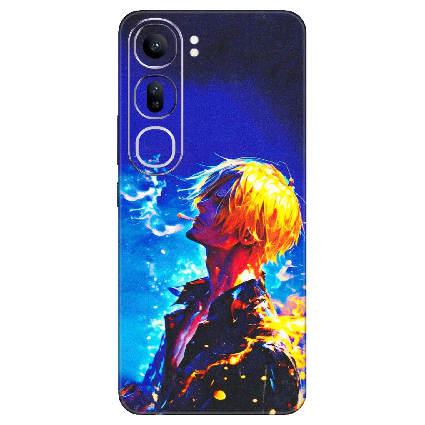 VIVO Y Series Phone Skins (All Models) - Sanji Vinsmoke One Piece - 3D Embossed Finish (L-319) Vivo Y300 (5G)