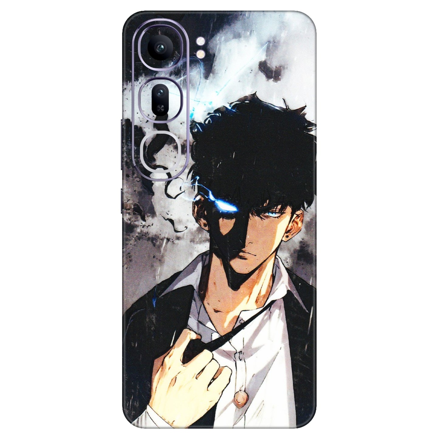 VIVO Y Series Phone Skins (All Models) - Sung Jinwoo Manhwa Anime - 3D Embossed Finish (L-328) Vivo Y300 (5G)
