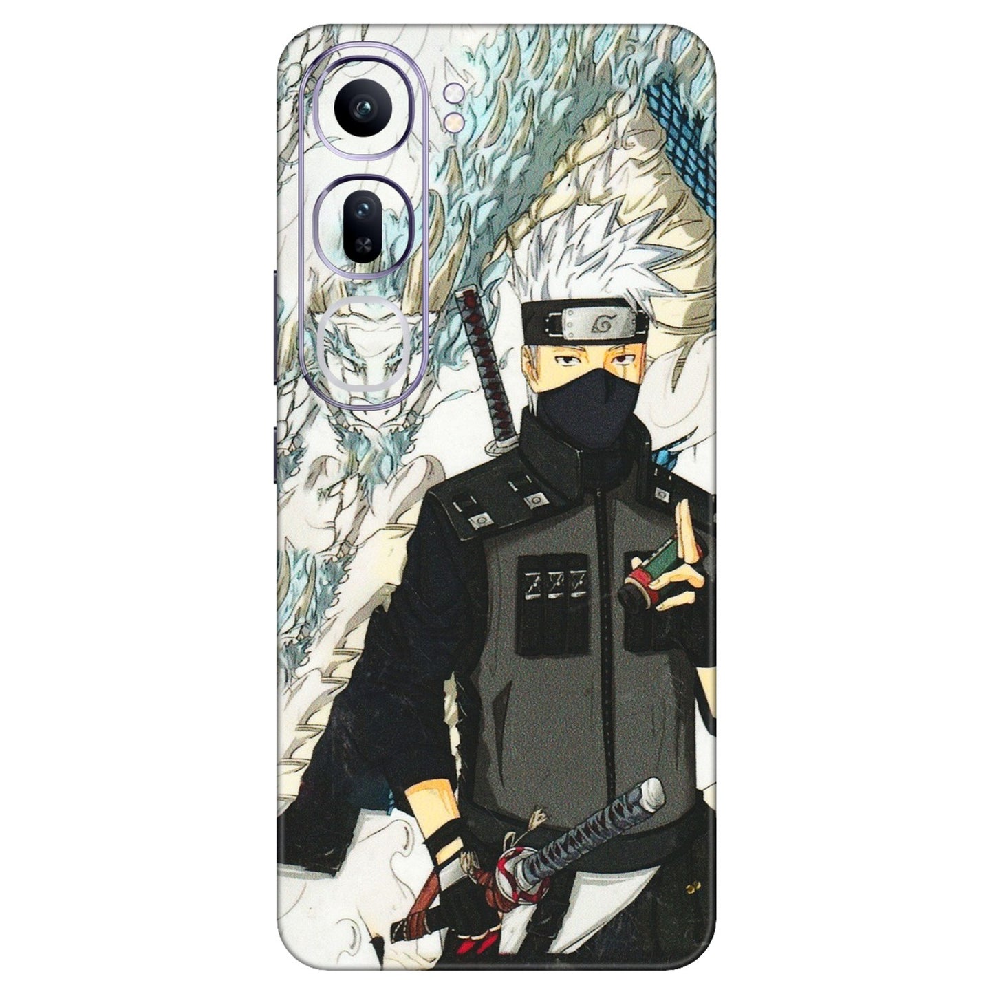 VIVO Y Series Phone Skins (All Models) - Kakashi Hatake Naruto Anime - 3D Embossed Finish (L-46) Vivo Y300 (5G)