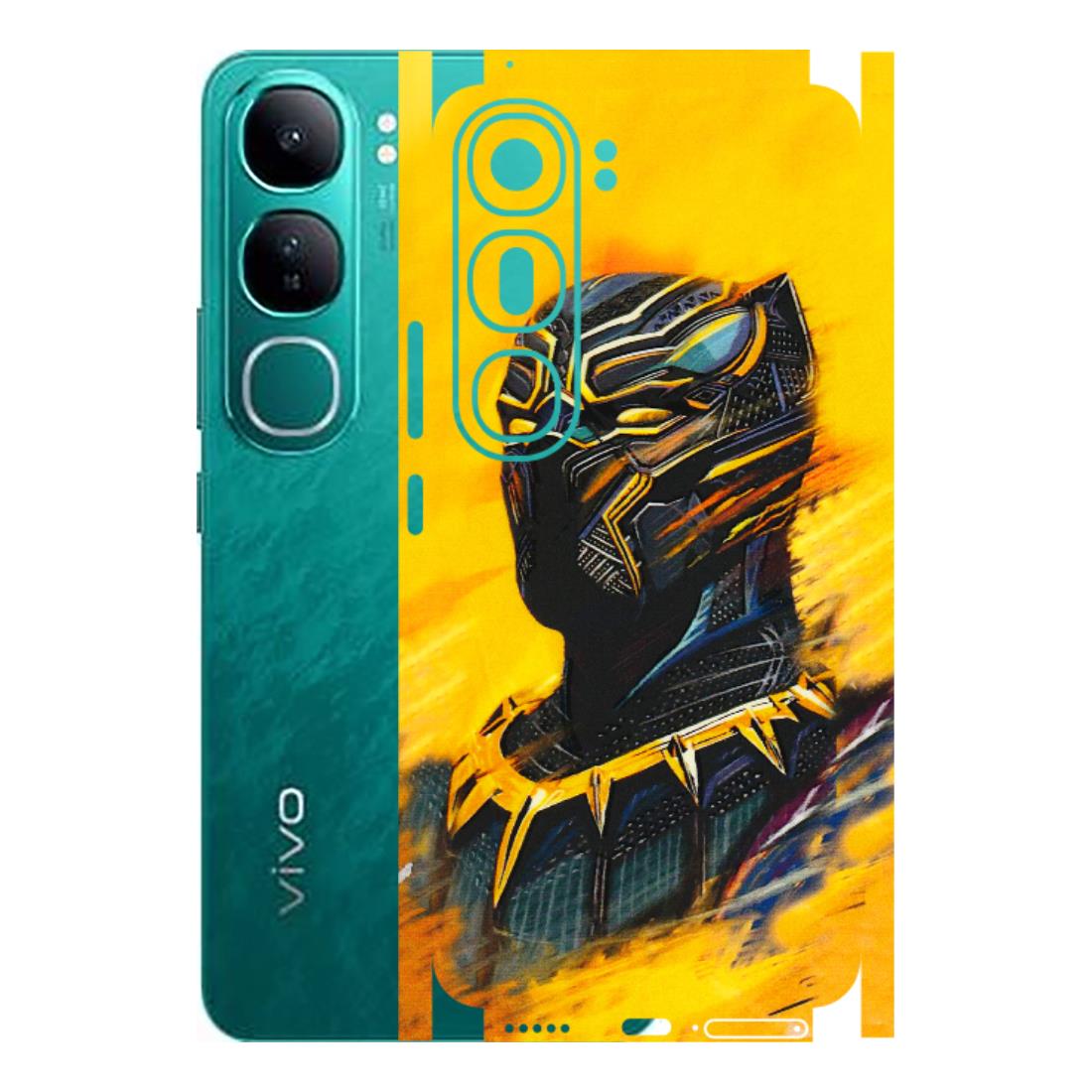 VIVO Y Series Phone Skins (All Models) - Yellow Panther - 3D Embossed Finish (L-54) Vivo Y300 (5G)