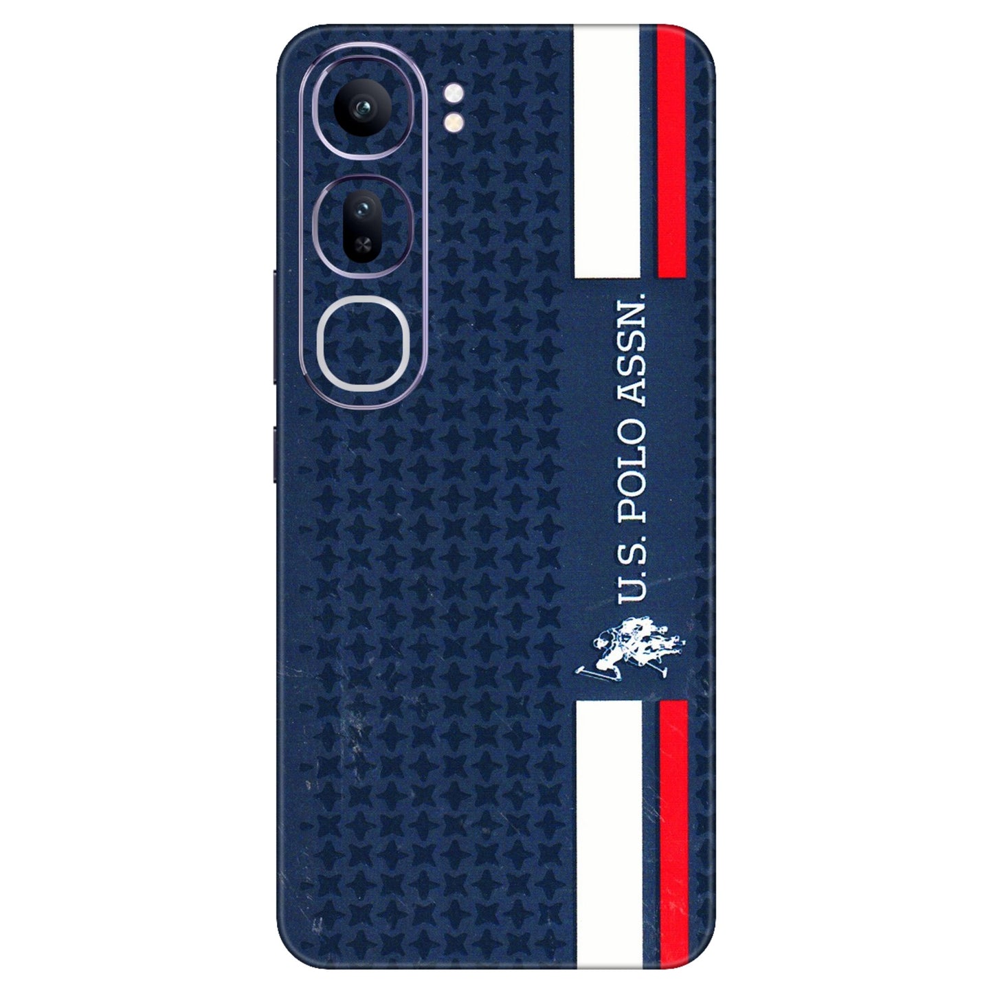 VIVO Y Series Phone Skins (All Models) - US POLO Designer Brand - 3D Embossed Finish (L-65) Vivo Y300 (5G)