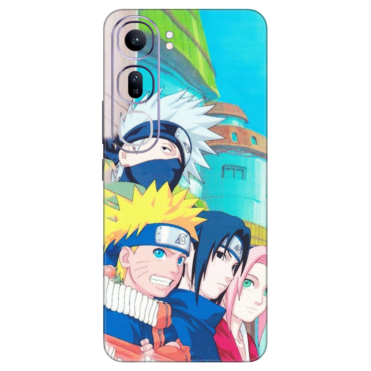 VIVO Y Series Phone Skins (All Models) - Team Minato And Kakashi - Matte Finish (M-101) Vivo Y300 (5G)