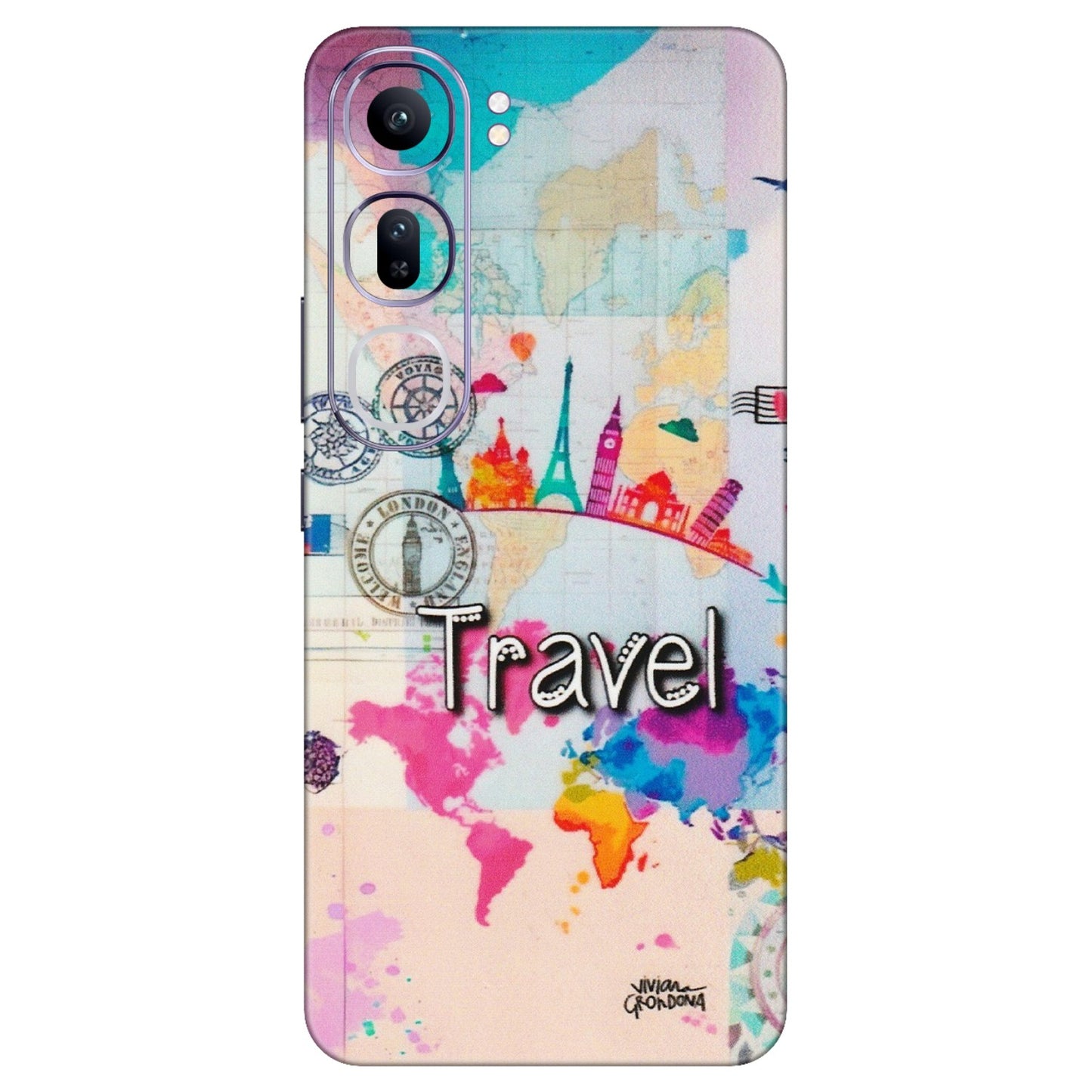 VIVO Y Series Phone Skins (All Models) - Travel The Wonders - Matte Finish (M-108) Vivo Y300 (5G)