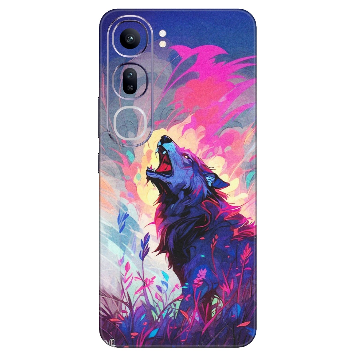 VIVO Y Series Phone Skins (All Models) - New Wild Wolf Abstract - Matte Finish (M-125) Vivo Y300 (5G)