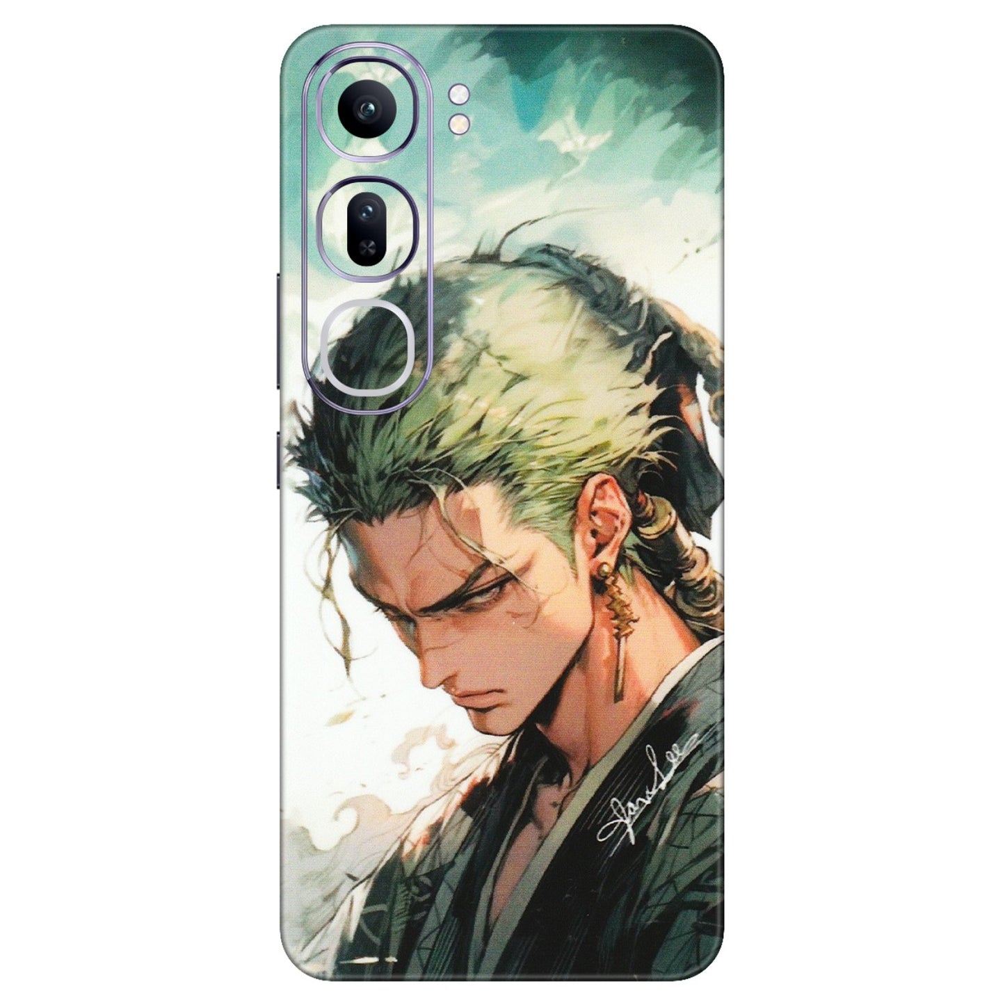 VIVO Y Series Phone Skins (All Models) - New Roronoa Zoro One Picece Anime - Matte Finish (M-140) Vivo Y300 (5G)