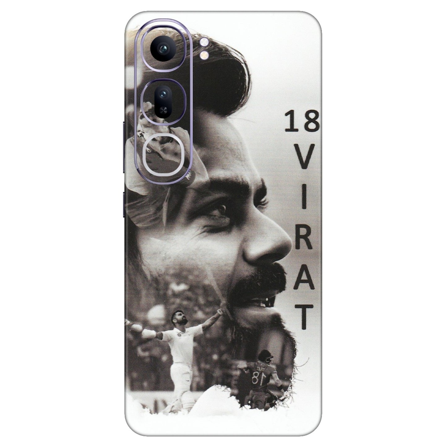VIVO Y Series Phone Skins (All Models) - Virat Kohli Cricketer - Matte Finish (M-163) Vivo Y300 (5G)