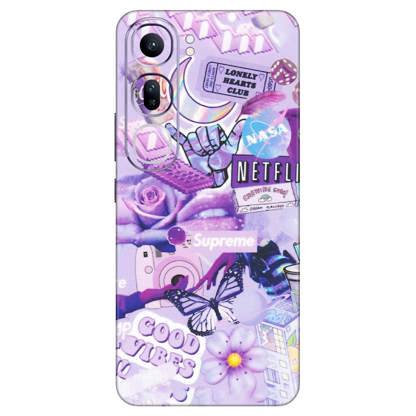 VIVO Y Series Phone Skins (All Models) - Supreme Purple Magic - Matte Finish (M-88) Vivo Y300 (5G)