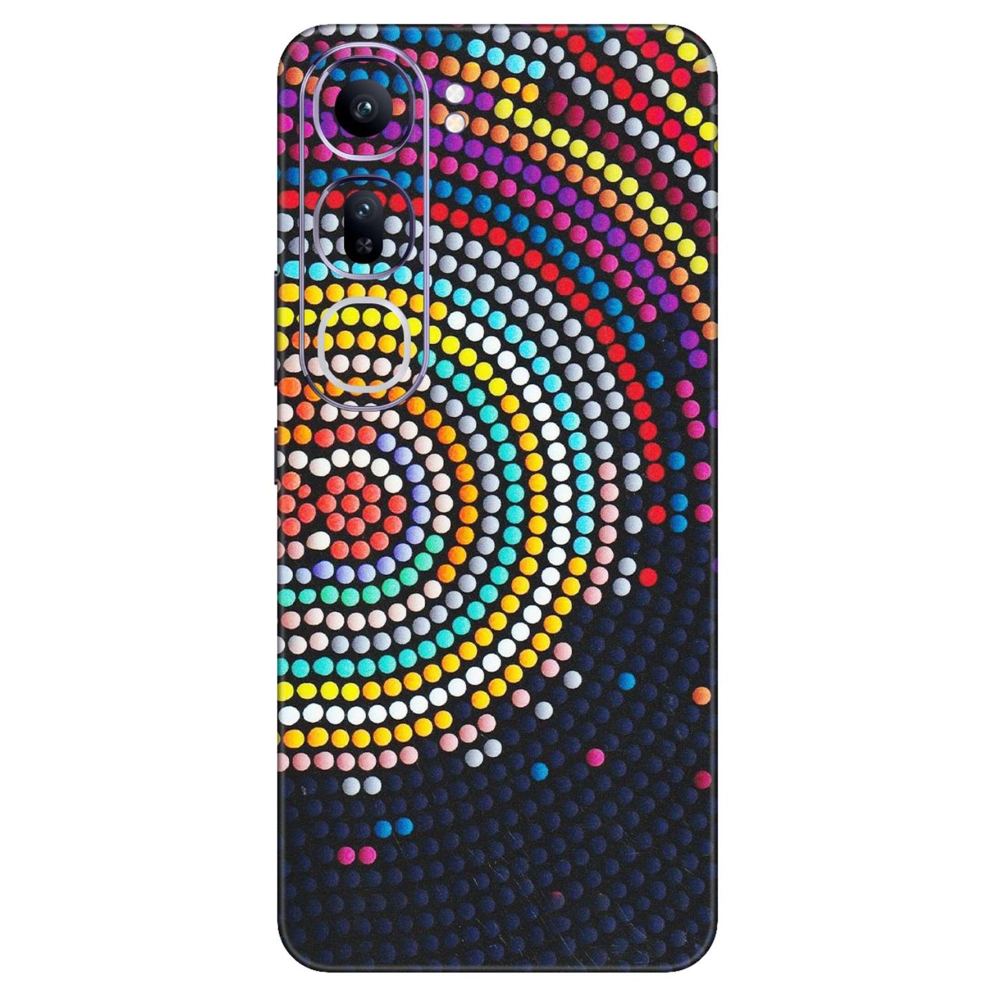 VIVO Y Series Phone Skins (All Models) - Rainbow Dot Mandala - Matte Finish (M-97) Vivo Y300 (5G)