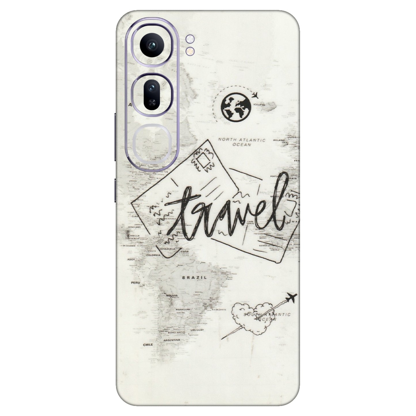 VIVO Y Series Phone Skins (All Models) - Travel Ticket - Transparent Finish (T-06) Vivo Y300 (5G)