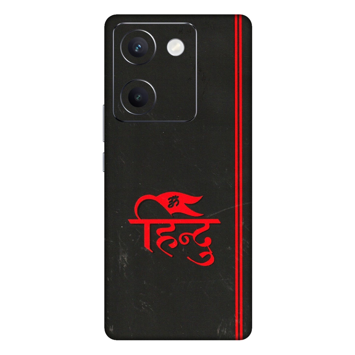 VIVO Y Series Phone Skins (All Models) - Hindu Black - 3D Embossed Finish (L-153) Vivo Y300 Plus (5G)