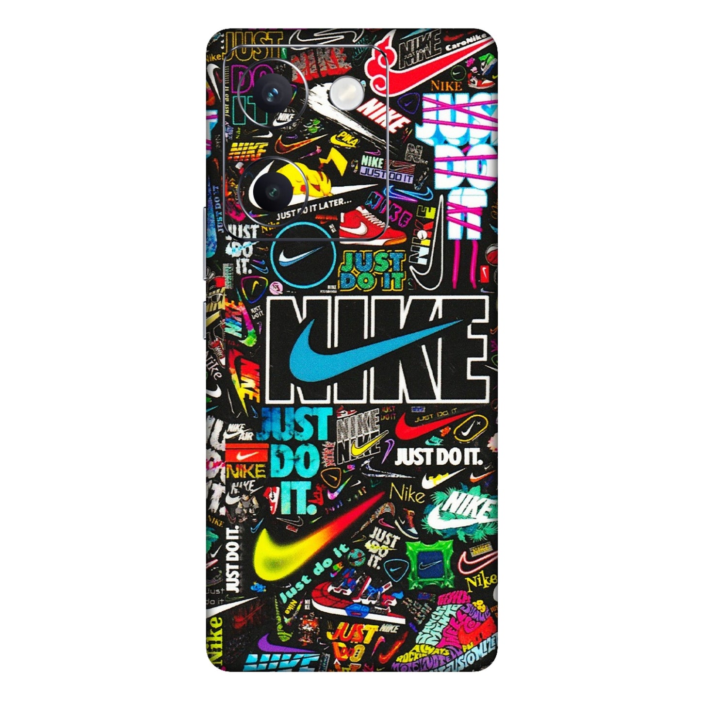 VIVO Y Series Phone Skins (All Models) - Just Do It Doodles - 3D Embossed Finish (L-166) Vivo Y300 Plus (5G)