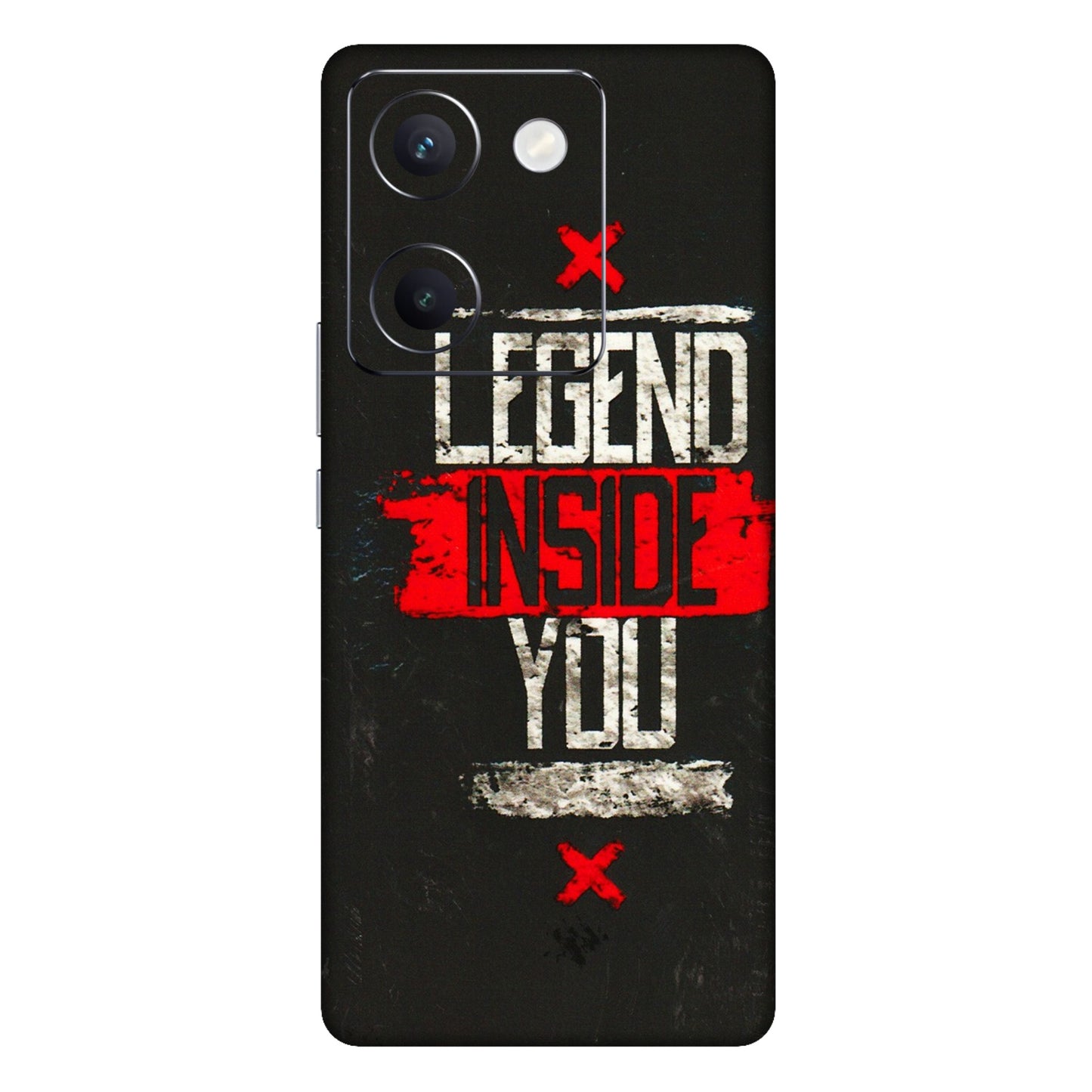 VIVO Y Series Phone Skins (All Models) - Legend Inside You - 3D Embossed Finish (L-186) Vivo Y300 Plus (5G)