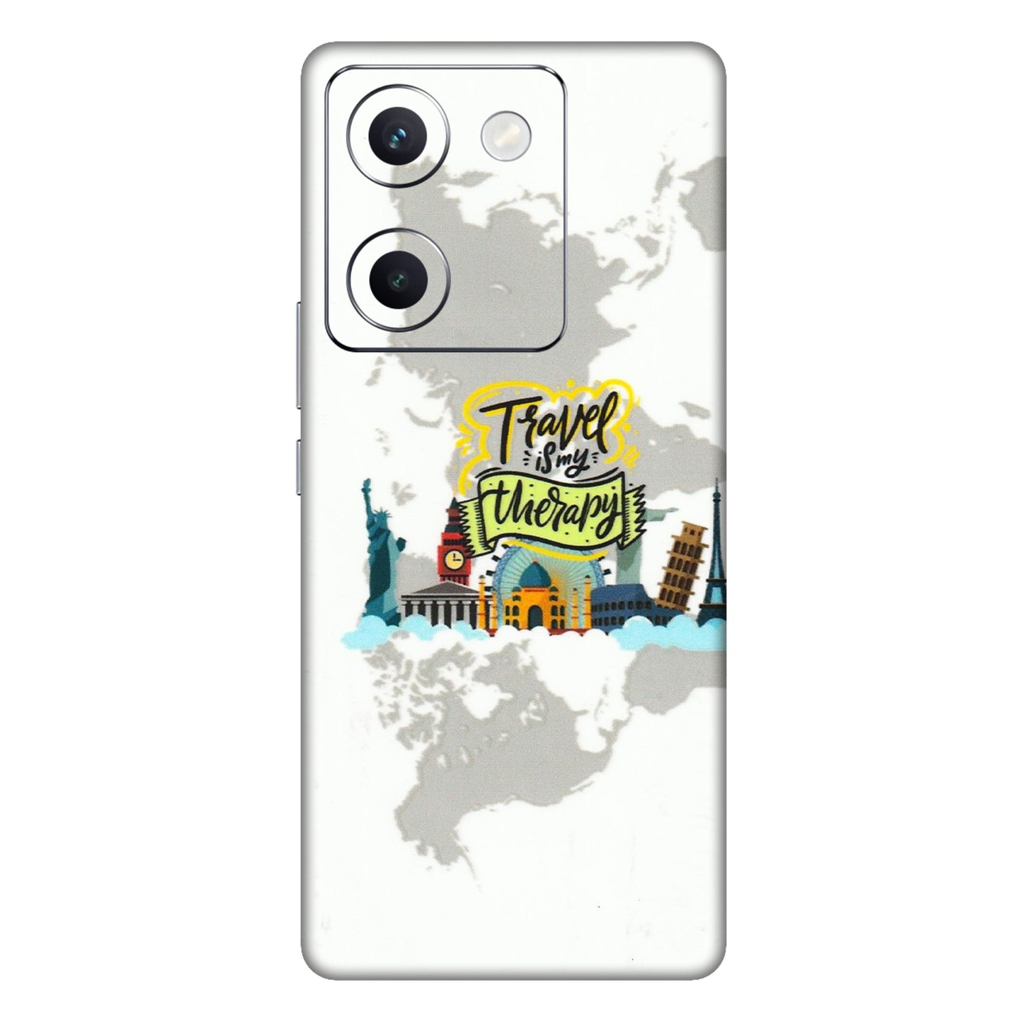 VIVO Y Series Phone Skins (All Models) - Travel Therapy - 3D Embossed Finish (L-199) Vivo Y300 Plus (5G)