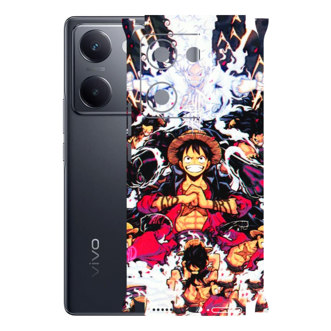 VIVO Y Series Phone Skins (All Models) - Luffy Anime Character - 3D Embossed Finish (L-203) Vivo Y300 Plus (5G)
