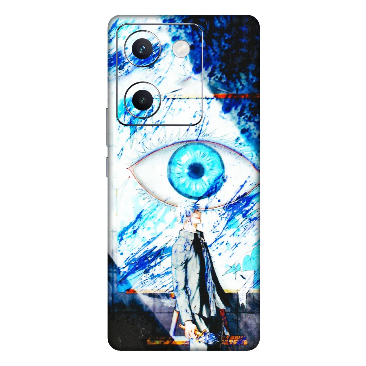 VIVO Y Series Phone Skins (All Models) - Gojo Satoru evil eye - 3D Embossed Finish (L-239) Vivo Y300 Plus (5G)