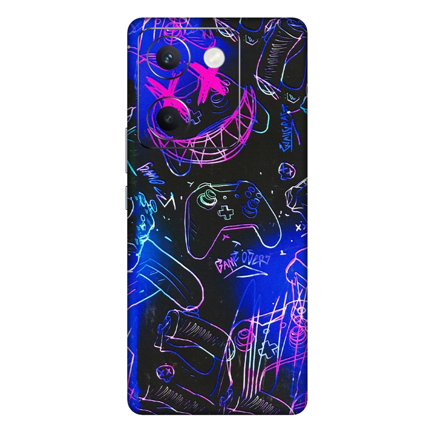 VIVO Y Series Phone Skins (All Models) - Gamers Paradise - 3D Embossed Finish (L-258) Vivo Y300 Plus (5G)