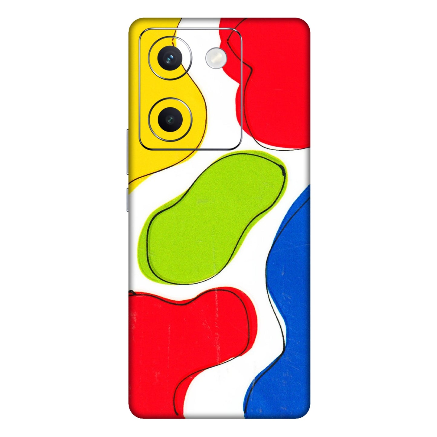 VIVO Y Series Phone Skins (All Models) - RGB Colour Paint - 3D Embossed Finish (L-284) Vivo Y300 Plus (5G)