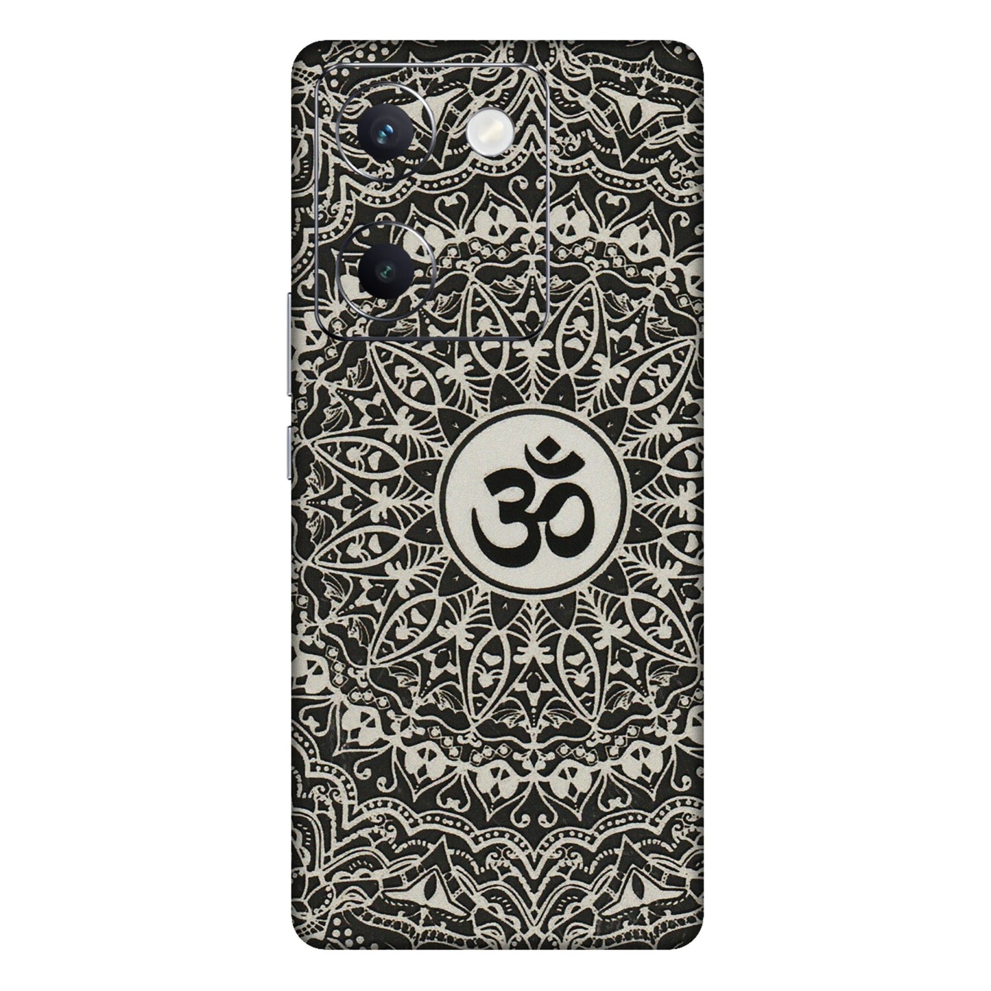VIVO Y Series Phone Skins (All Models) - Aum Elegant Mandala - 3D Embossed Finish (L-62) Vivo Y300 Plus (5G)