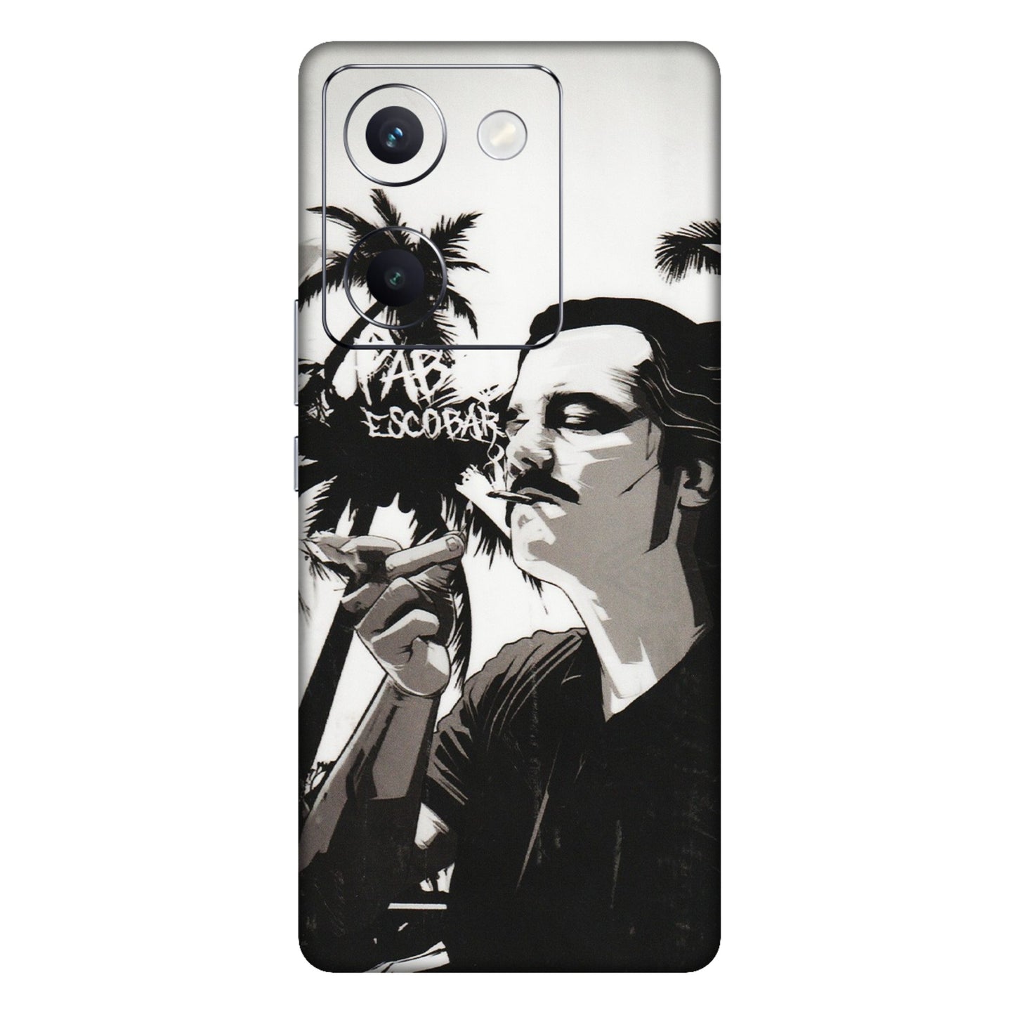 VIVO Y Series Phone Skins (All Models) - Pab Escobar - Transparent Finish (T-05) Vivo Y300 Plus (5G)